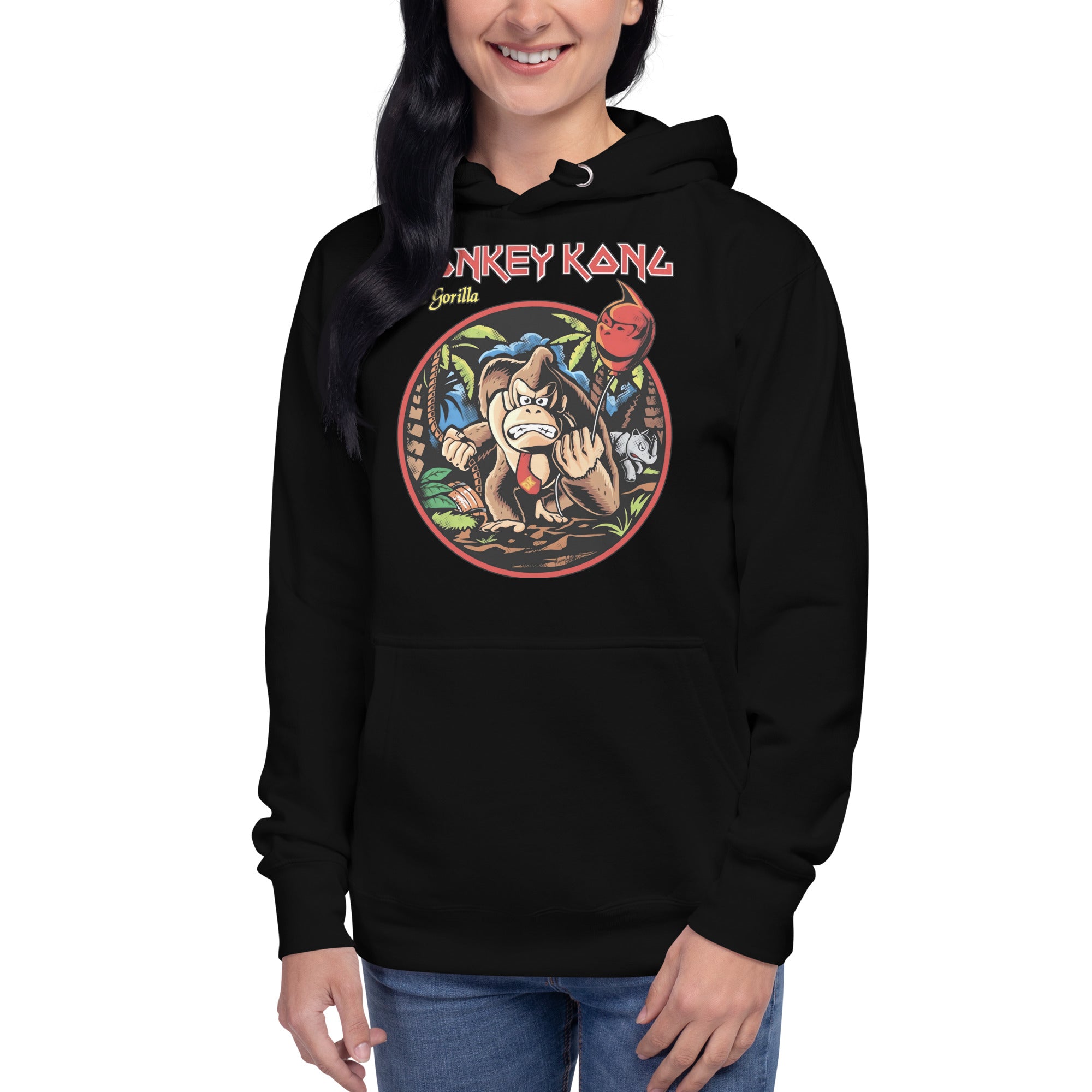 Hoodie Donkey Kong, Disponible en la mejor tienda online para comprar tu merch favorita, la mejor Calidad, compra Ahora en Superstar!