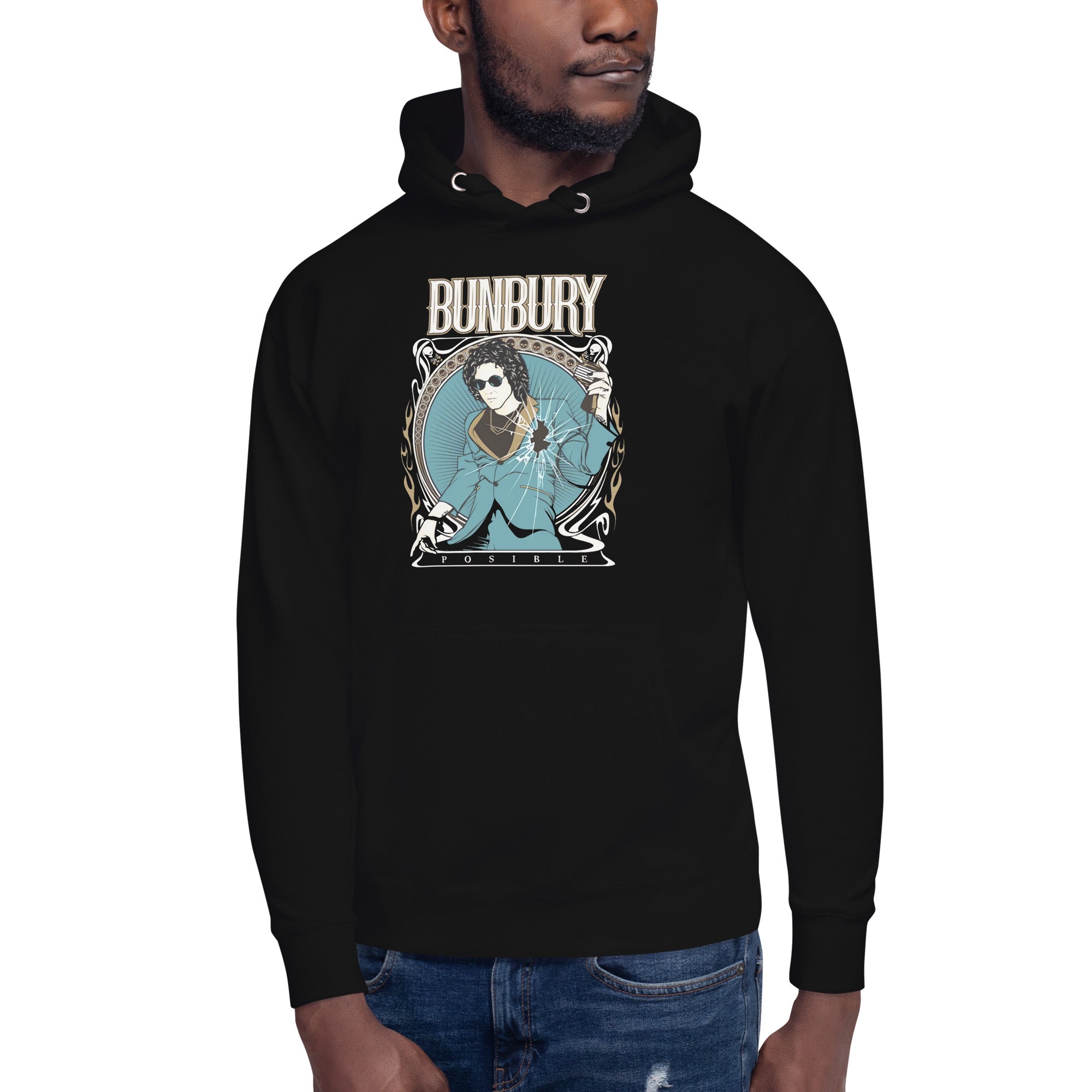 Hoodie Enrique Bunbury, Disponible en la mejor tienda online para comprar tu merch favorita, la mejor Calidad, compra Ahora en Superstar!