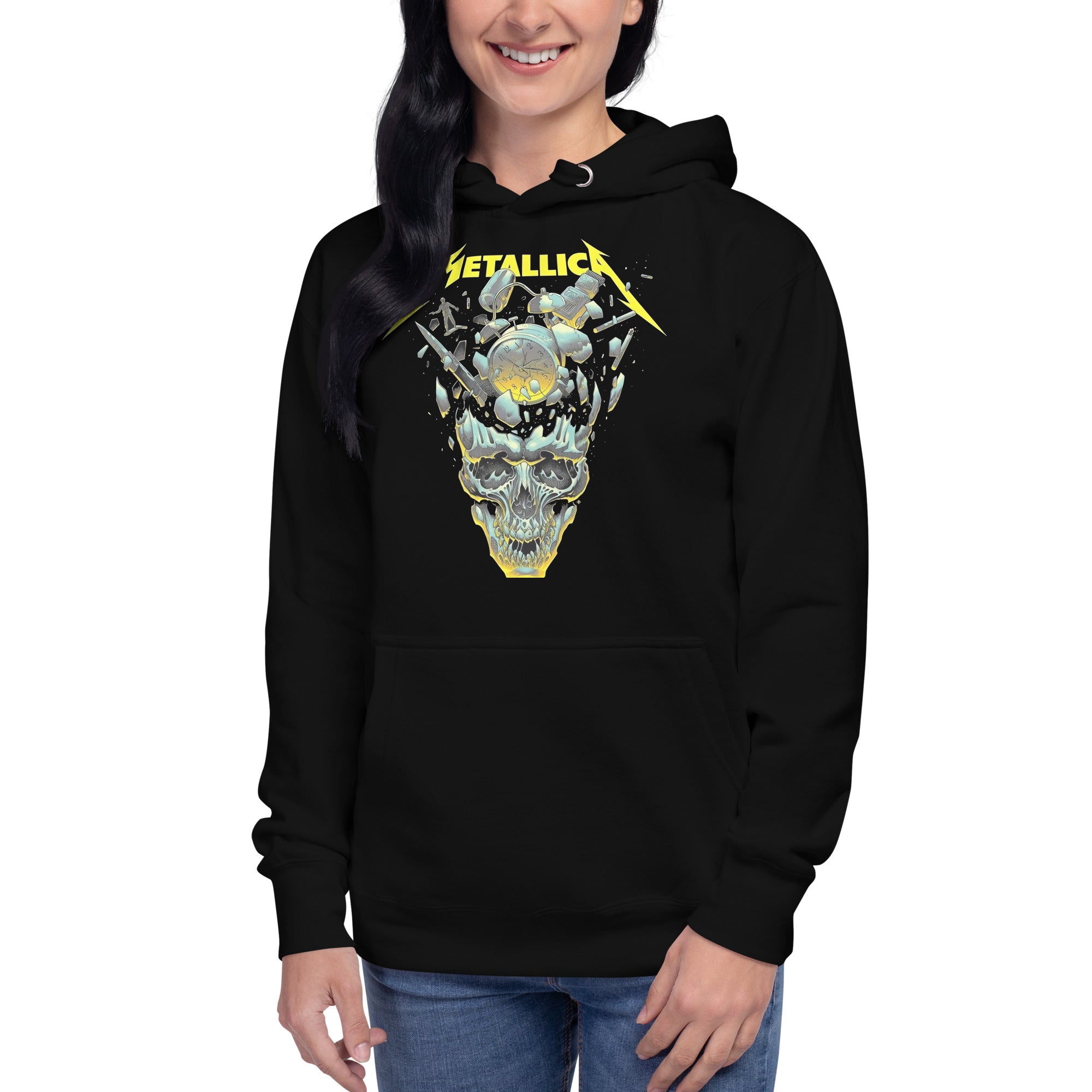 Sudadero con Capucha Metallica Skull, Disponible en la mejor tienda online para comprar tu merch favorita, la mejor Calidad, compra Ahora en Superstar!