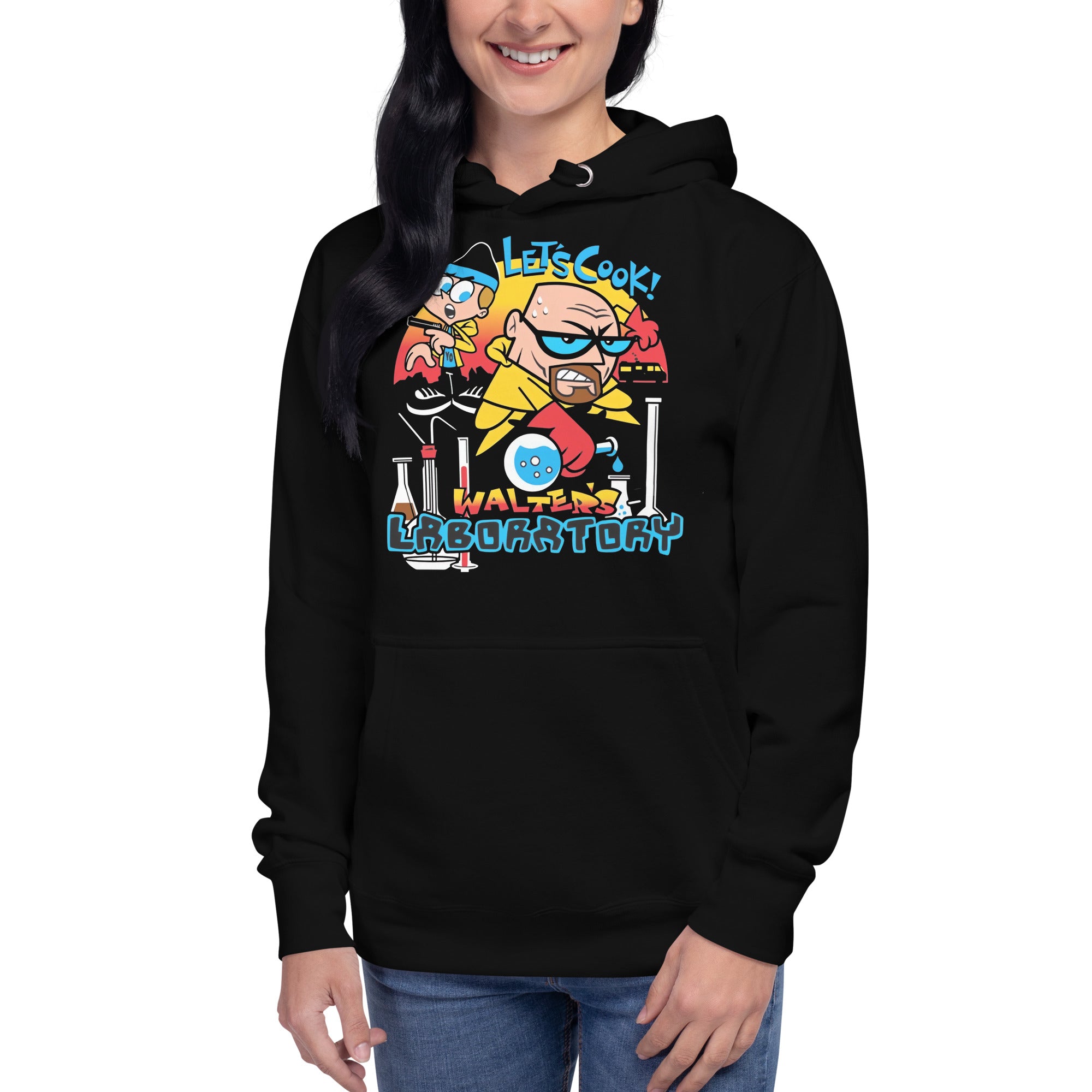 Sudadero con Capucha Walter's Laboratory, Disponible en la mejor tienda online para comprar tu merch favorita, la mejor Calidad, compra en Superstar!