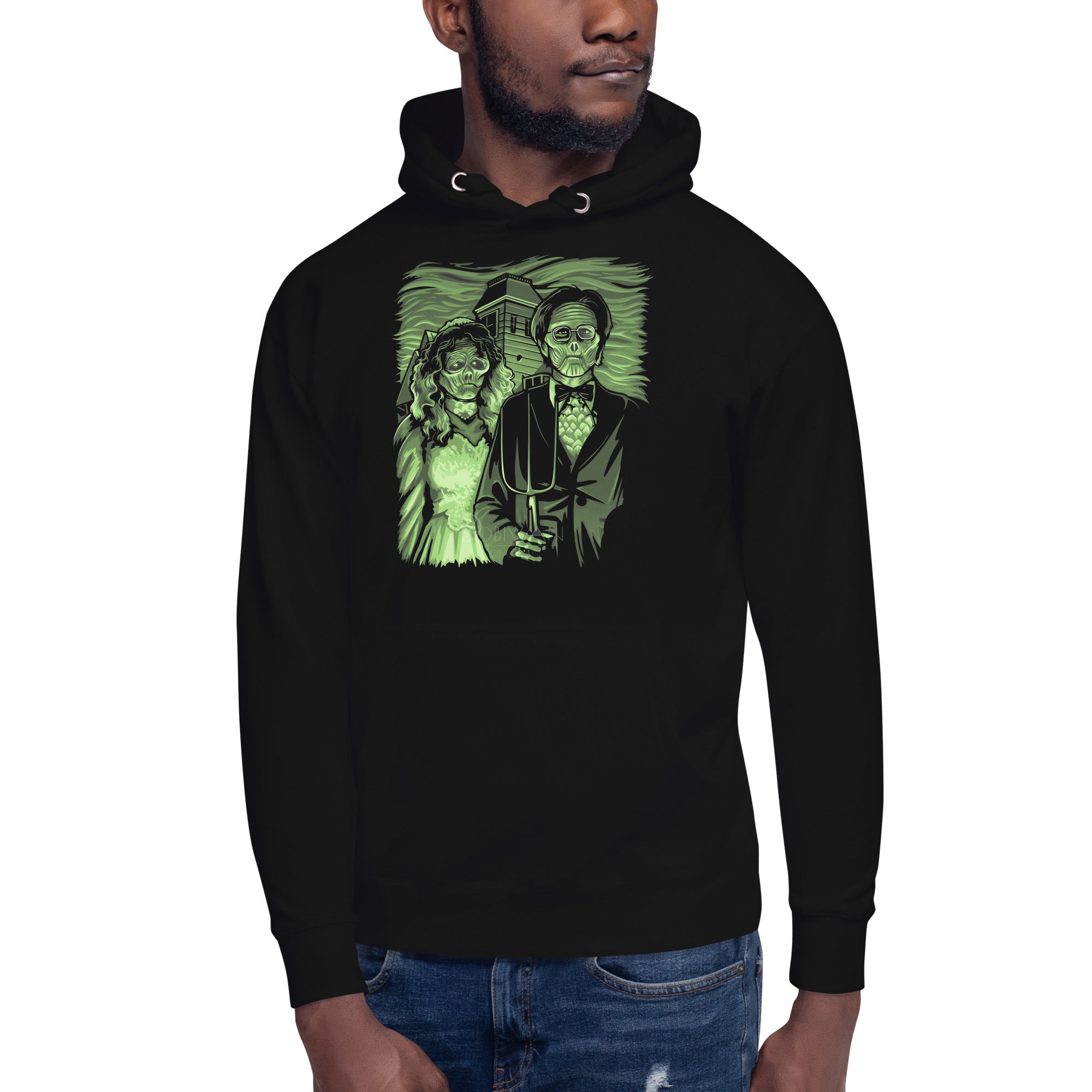 Sudadero con Capucha American Gothic, Disponible en la mejor tienda online para comprar tu merch favorita, la mejor Calidad, compra en Superstar!