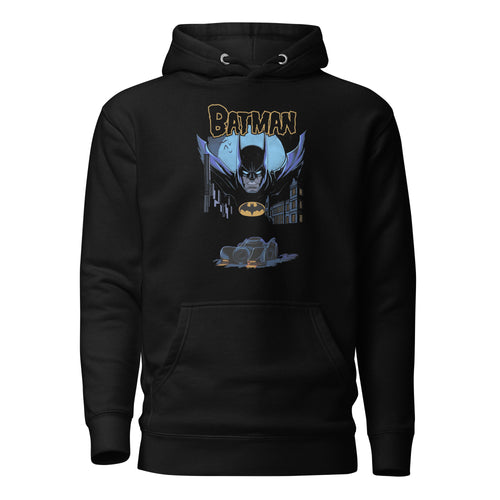 Hoodie Batimovil, Disponible en la mejor tienda online para comprar tu merch favorita, la mejor Calidad, compra Ahora en Superstar!