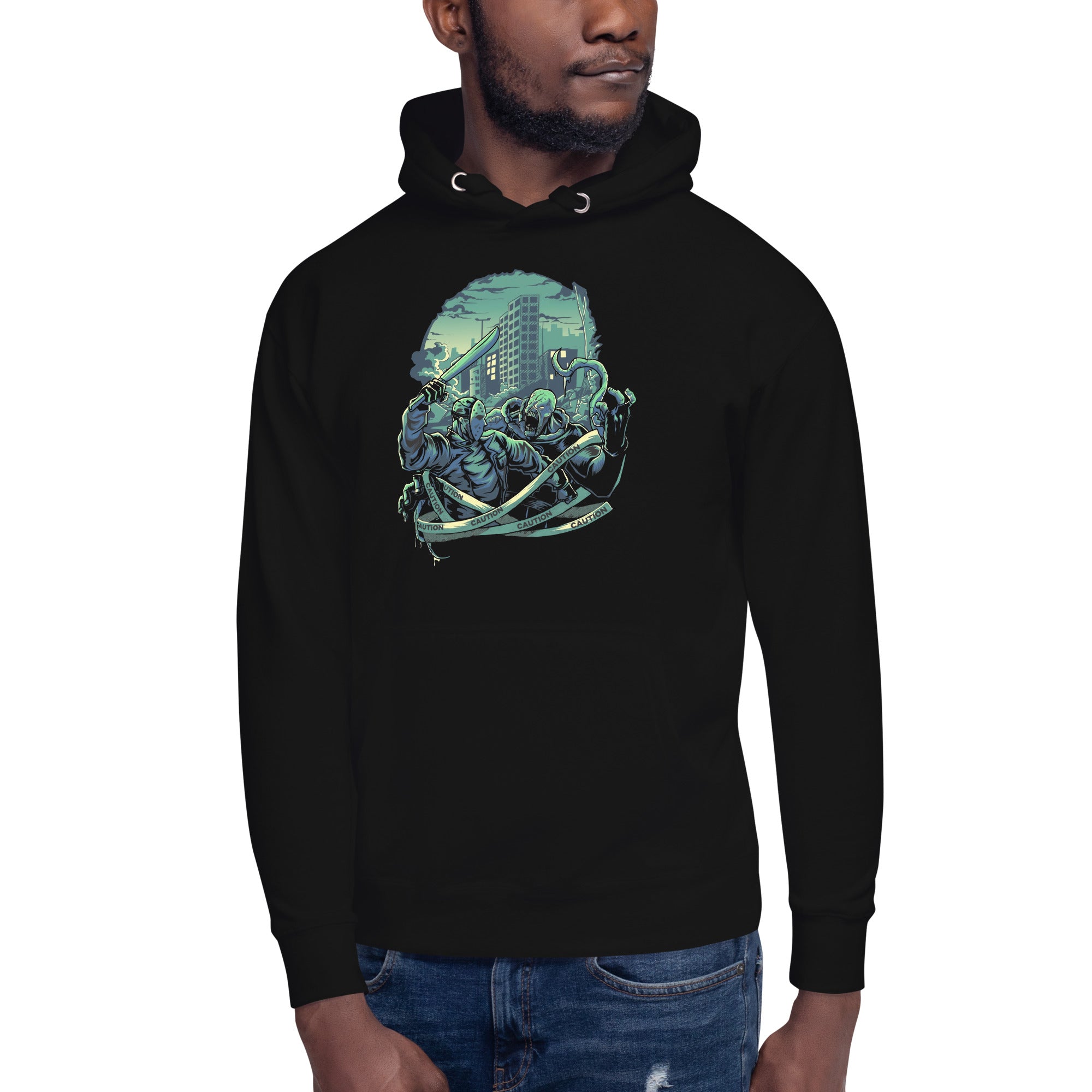 Hoodie de Jason Vs Nemesis, Disponible en la mejor tienda online para comprar tu merch favorita, la mejor Calidad, compra Ahora en Superstar!
