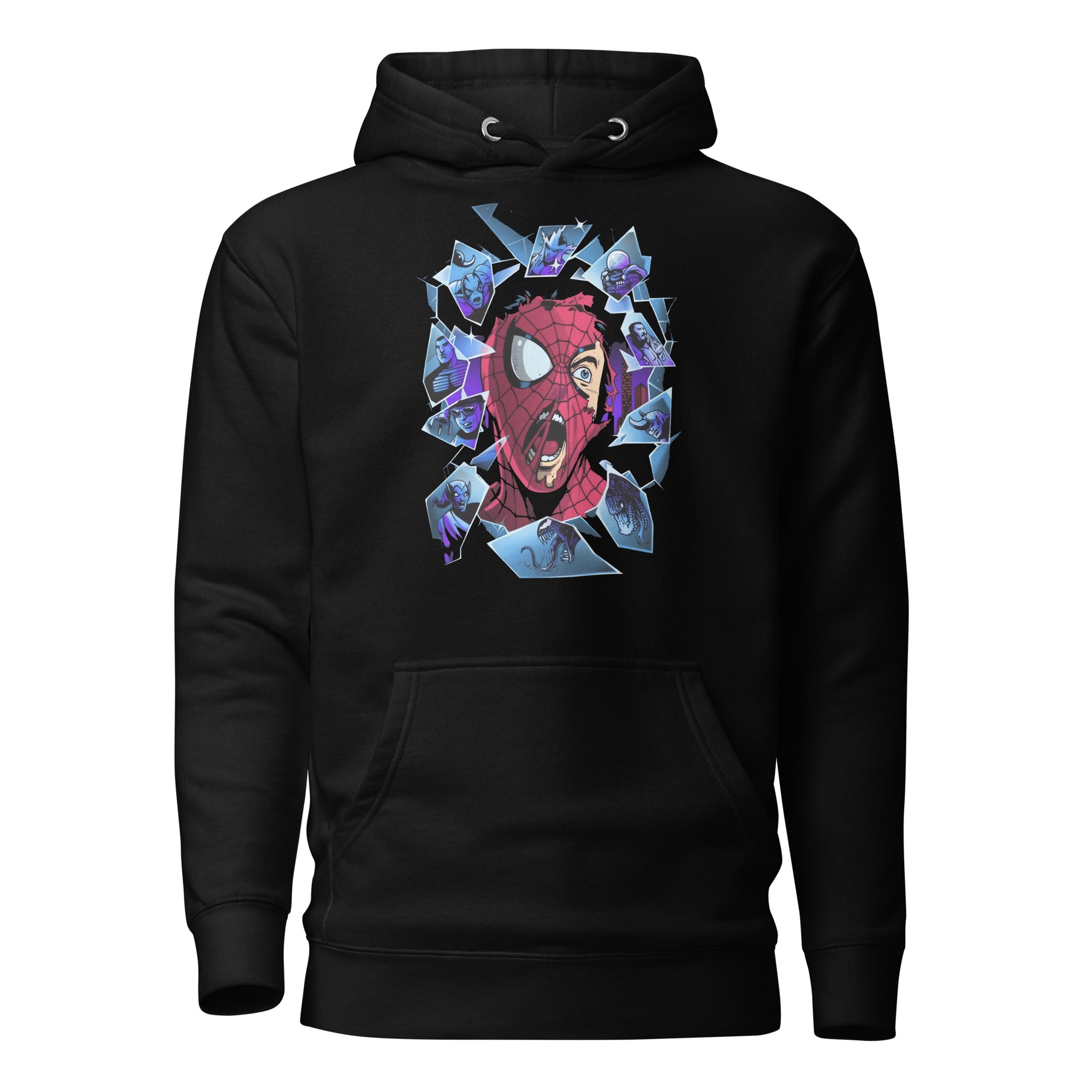 Hoodie Multiverso de Spiderman, Disponible en la mejor tienda online para comprar tu merch favorita, la mejor Calidad, compra Ahora en Superstar!