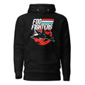 Hoodie Foo Fighters Gi Joe, basado en la mítica banda de rock disponible en todas las tallas de color negro. compra ahora en línea