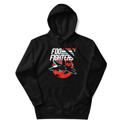 Hoodie Foo Fighters Gi Joe, basado en la mítica banda de rock disponible en todas las tallas de color negro. compra ahora en línea