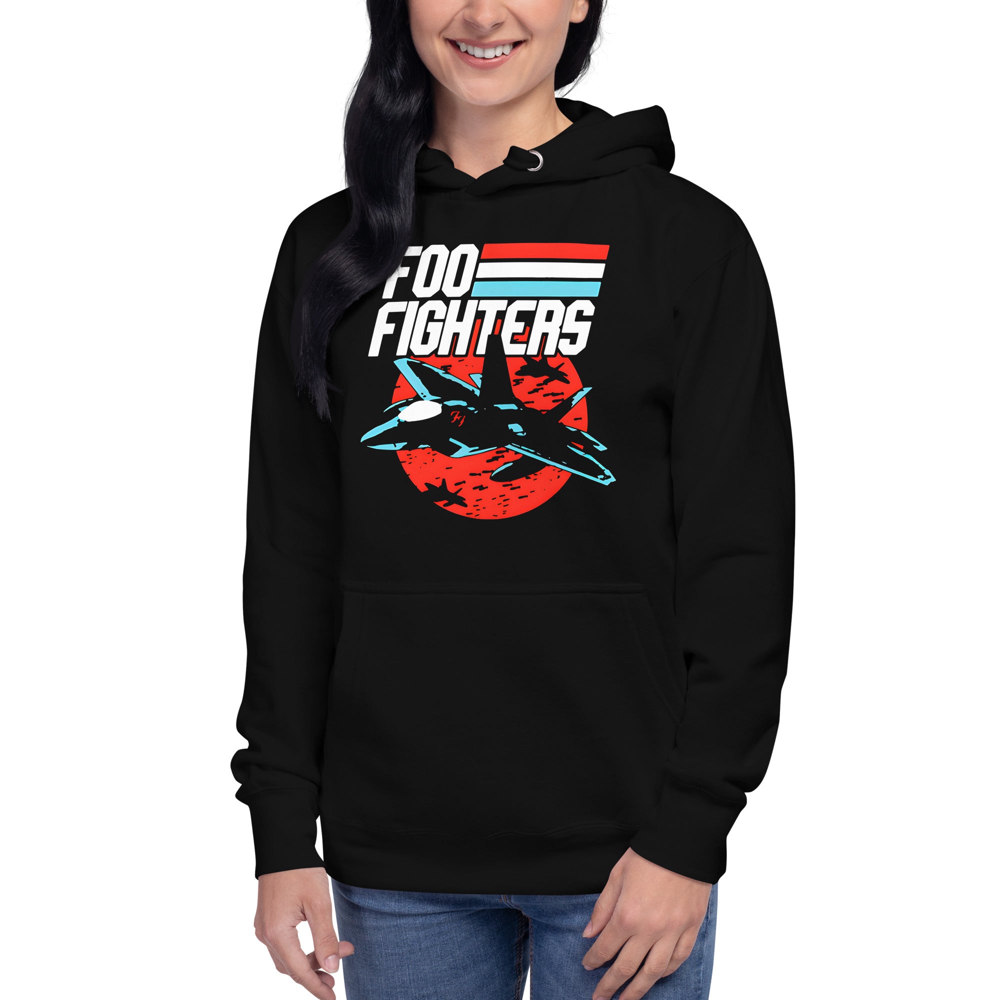 Hoodie Foo Fighters Gi Joe, basado en la mítica banda de rock disponible en todas las tallas de color negro. compra ahora en línea