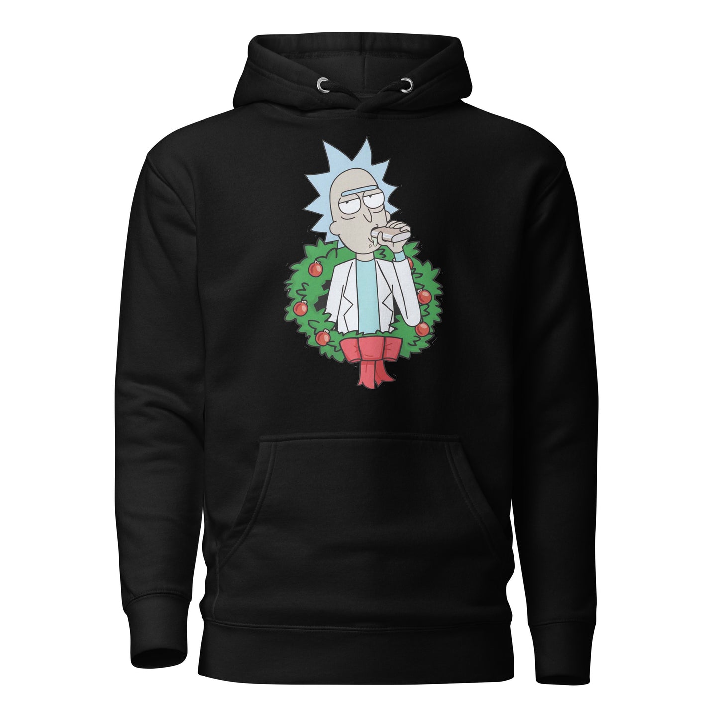 Hoodie de Espíritu Navideño de Rick, Disponible en la mejor tienda online para comprar tu merch favorita, la mejor Calidad, compra Ahora en Superstar!