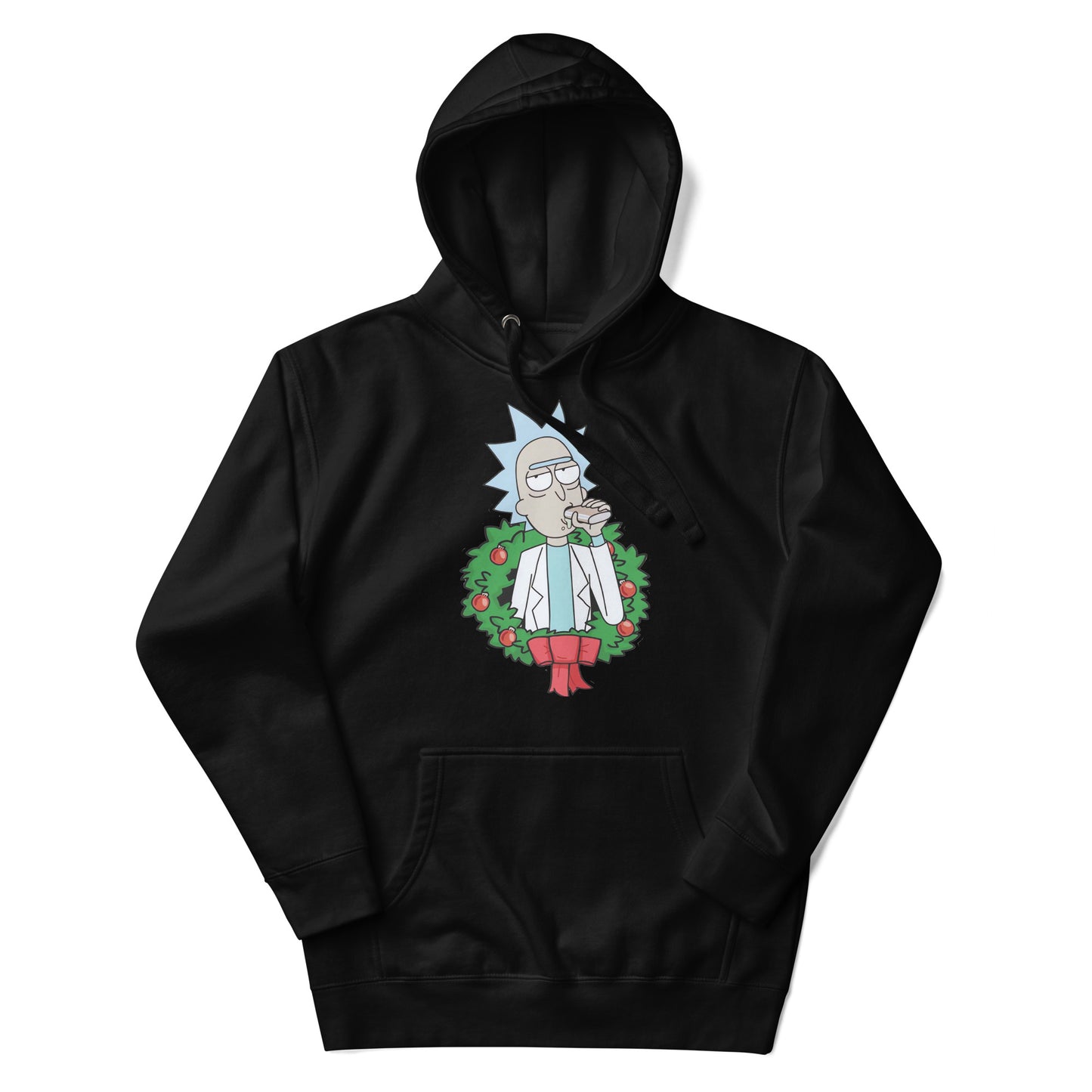 Hoodie de Espíritu Navideño de Rick, Disponible en la mejor tienda online para comprar tu merch favorita, la mejor Calidad, compra Ahora en Superstar!