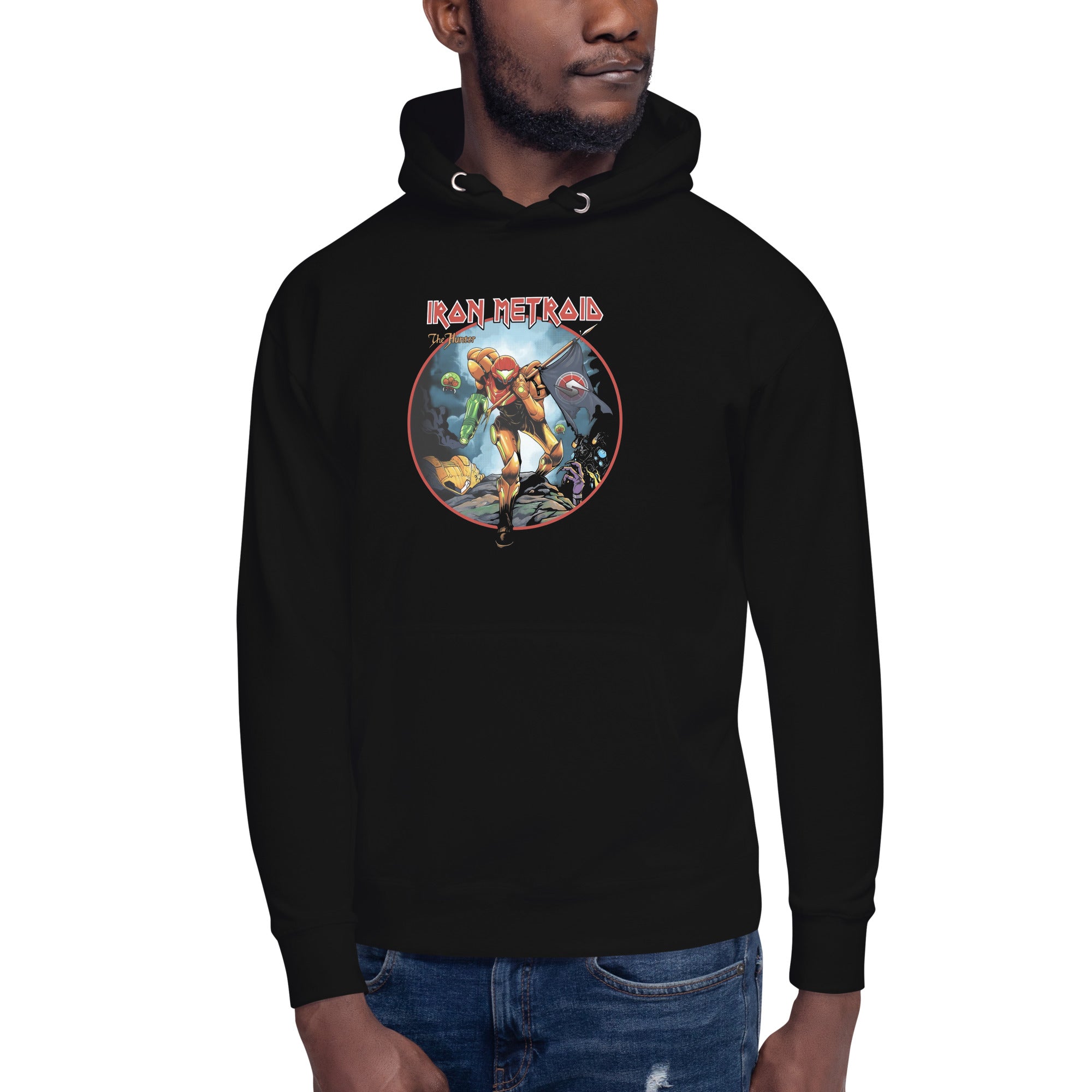 Hoodie de Iron Metroid, Disponible en la mejor tienda online para comprar tu merch favorita, la mejor Calidad, compra Ahora en Superstar!