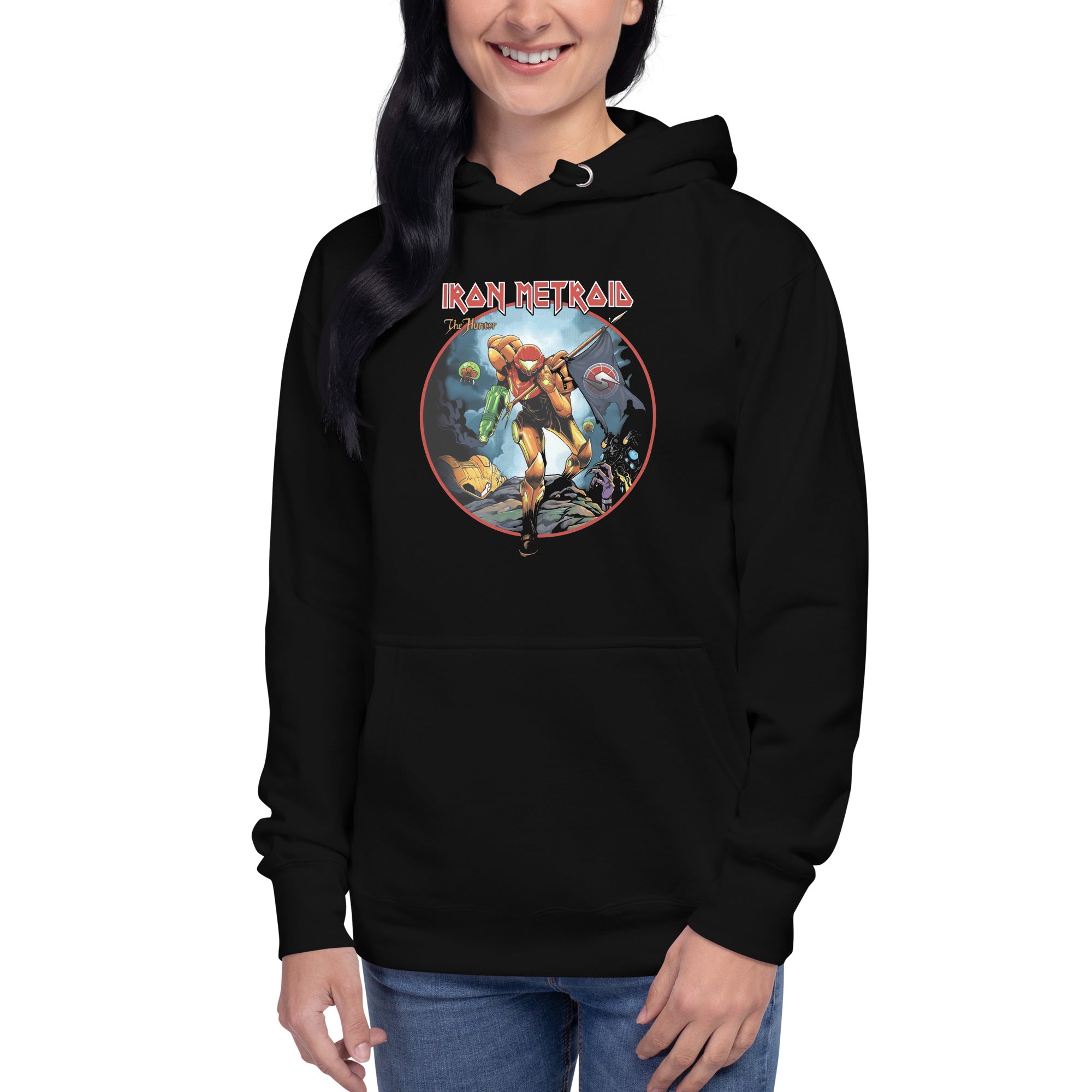 Hoodie de Iron Metroid, Disponible en la mejor tienda online para comprar tu merch favorita, la mejor Calidad, compra Ahora en Superstar!