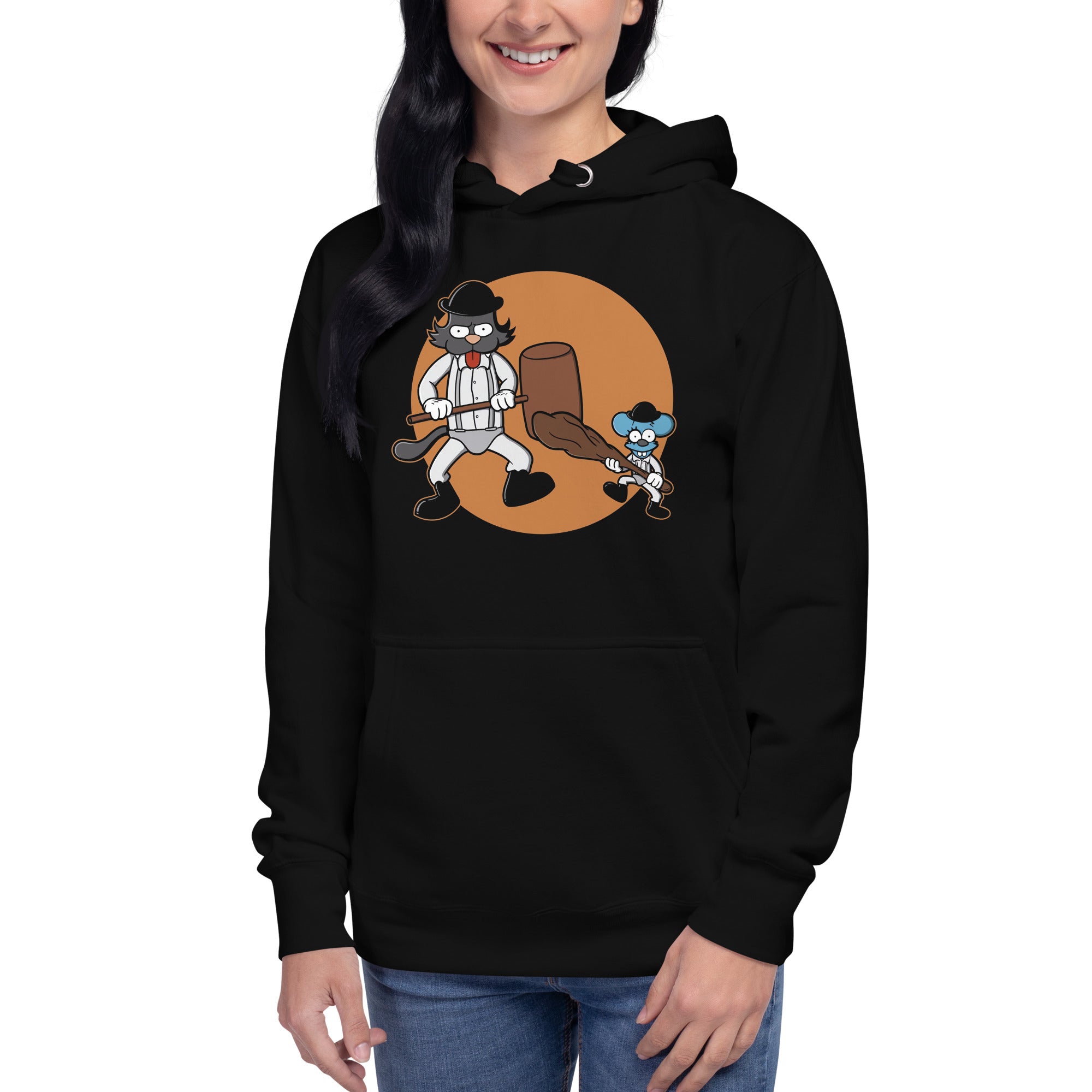 Hoodie La naranja mecánica versión simpson, Disponible en la mejor tienda online para comprar tu merch favorita, la mejor Calidad!