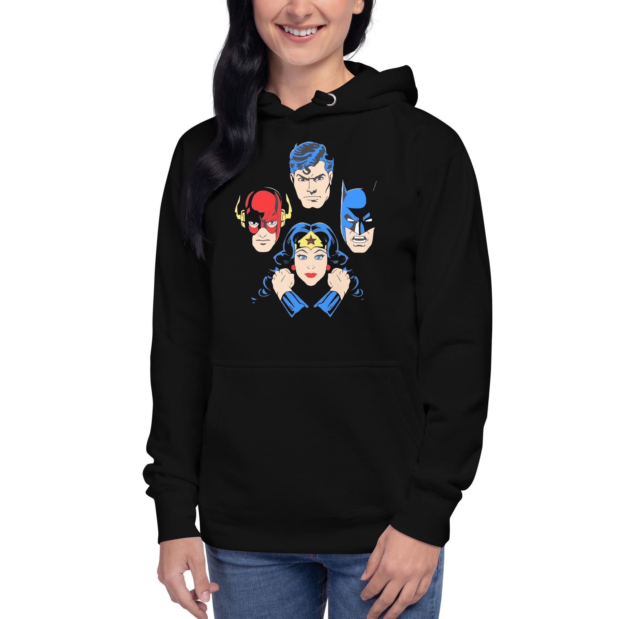 Hoddie de Justice League Rhapsody, Disponible en la mejor tienda online para comprar tu merch favorita, la mejor Calidad, compra Ahora en Superstar!