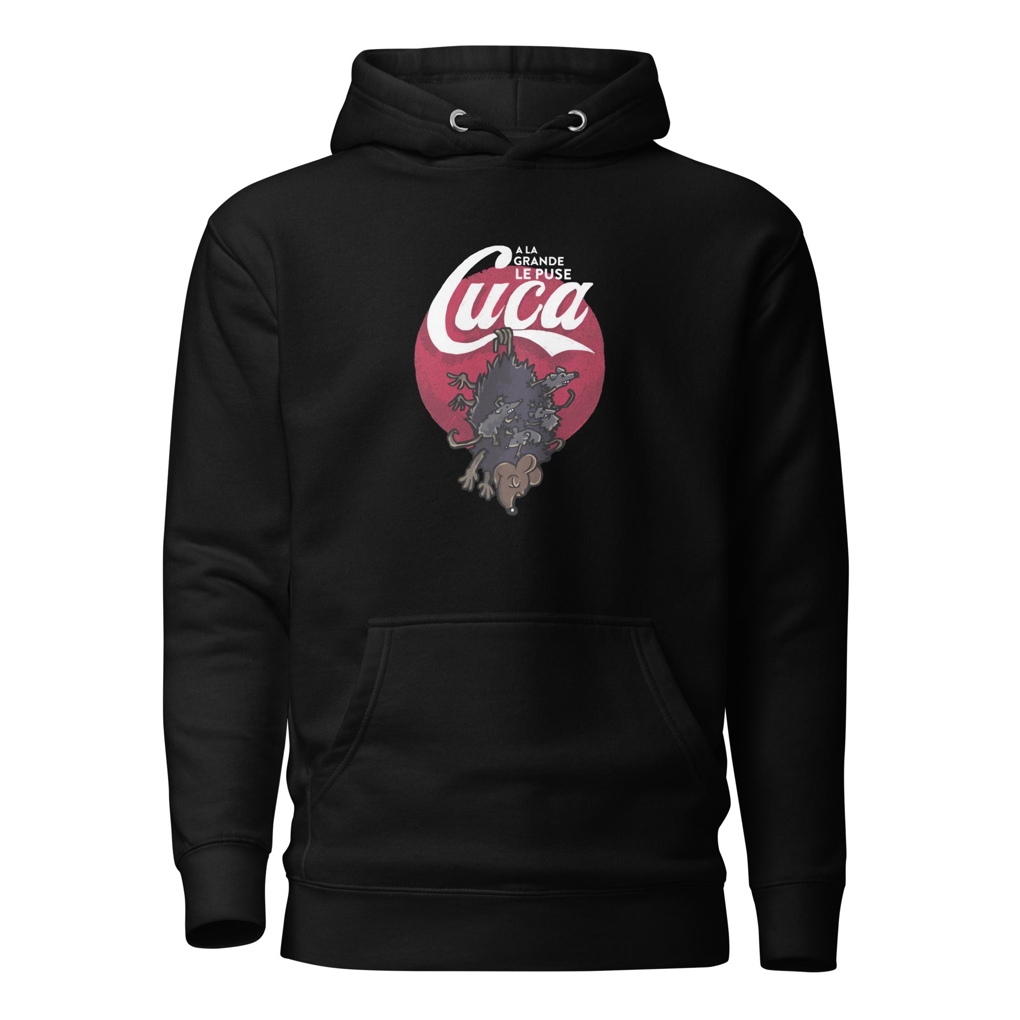Hoodie A la Grande le puse Cuca, Disponible en la mejor tienda online para comprar tu merch favorita, la mejor Calidad, compra Ahora en Superstar!