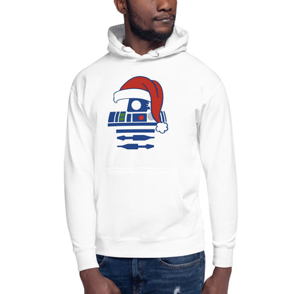 Hoodie R2D2 Navideño Disponible en Superstar, la mejor tienda online para comprar tu merch favorita, la mejor Calidad, compra Ahora en Superstar!