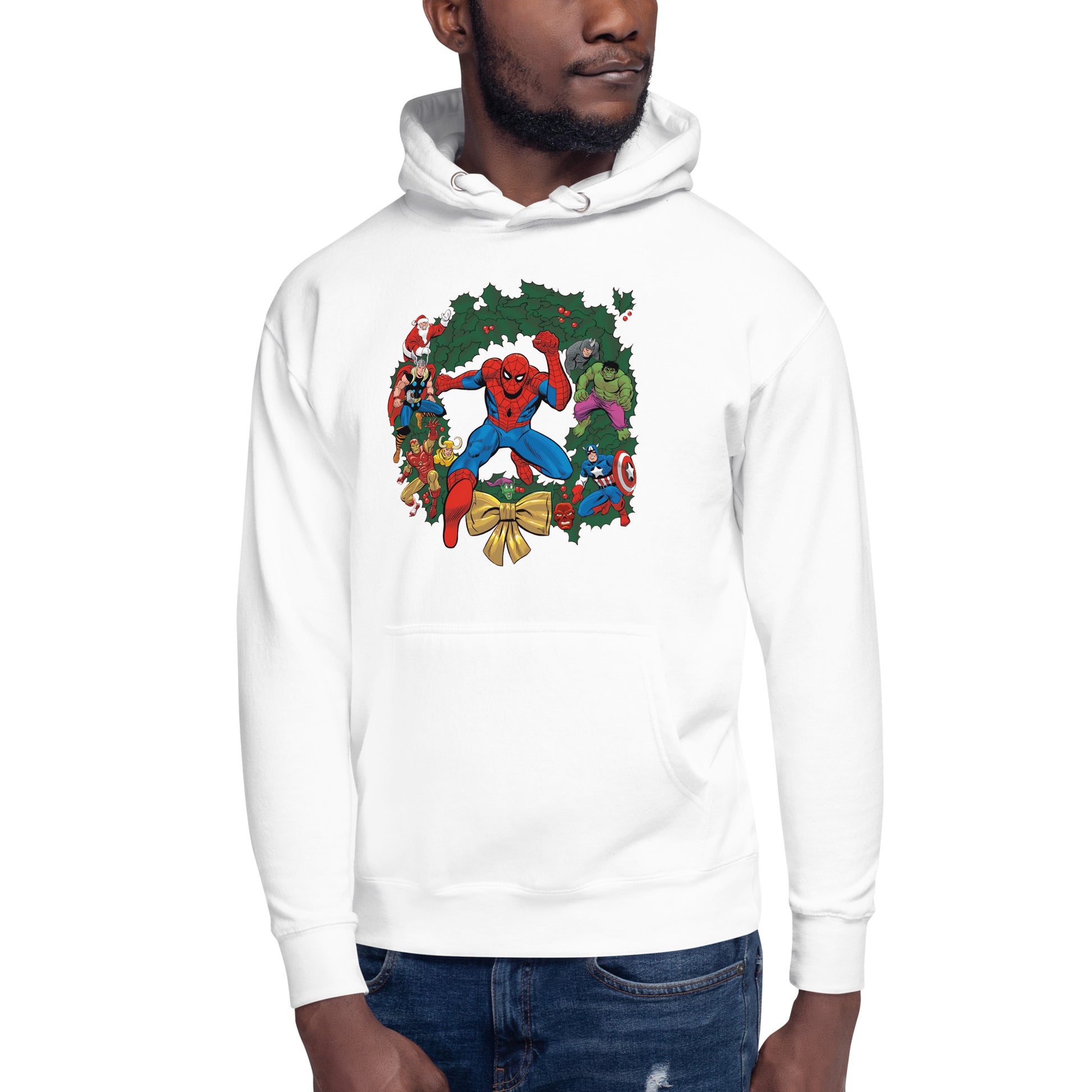 Hoodie Guirnalda de Avengers Disponible en la mejor tienda online para comprar tu merch favorita, la mejor Calidad, compra Ahora en Superstar!