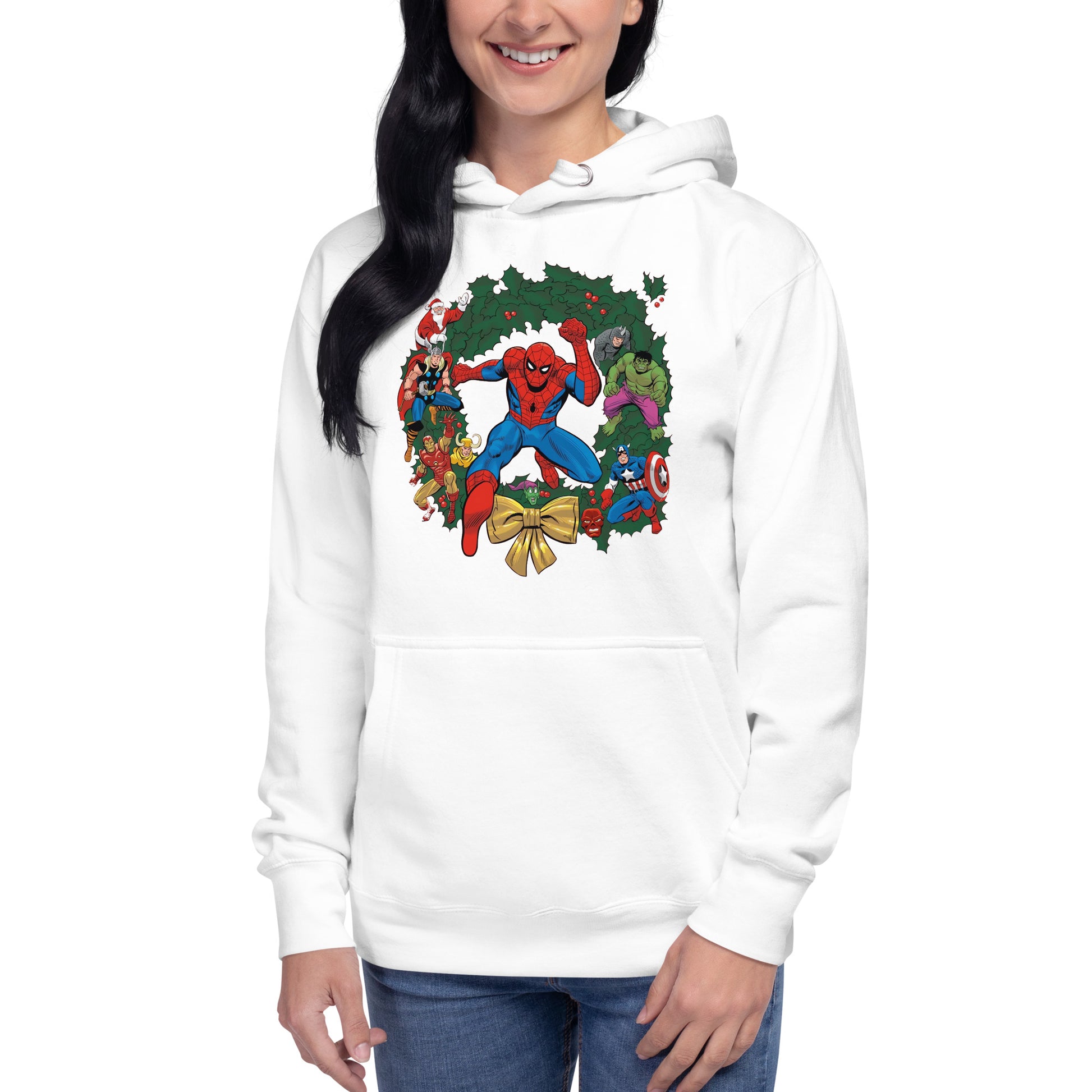 Hoodie Guirnalda de Avengers Disponible en la mejor tienda online para comprar tu merch favorita, la mejor Calidad, compra Ahora en Superstar!