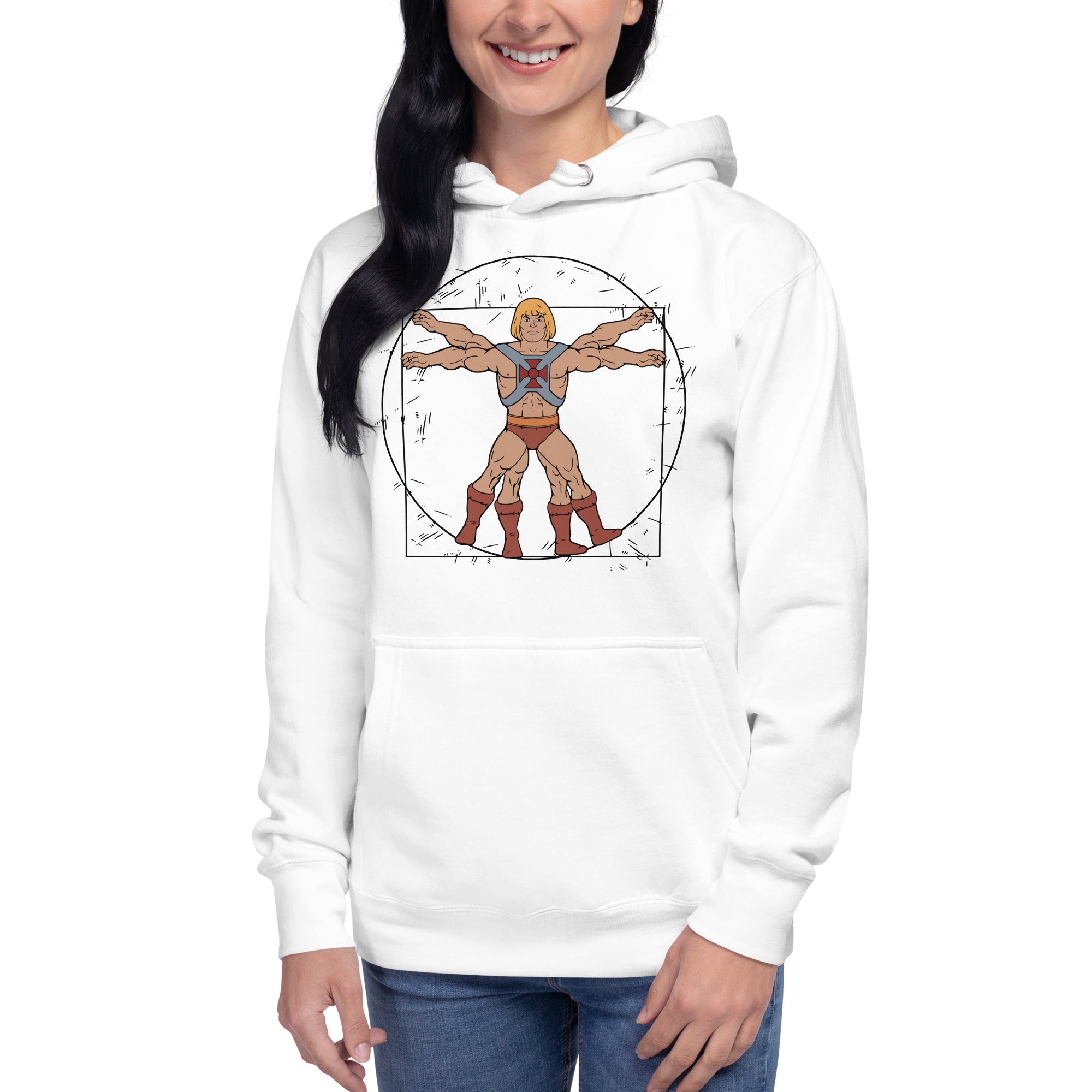 Hoodie Vitruvio He-man, Disponible en la mejor tienda online para comprar tu merch favorita, la mejor Calidad, compra Ahora en Superstar!