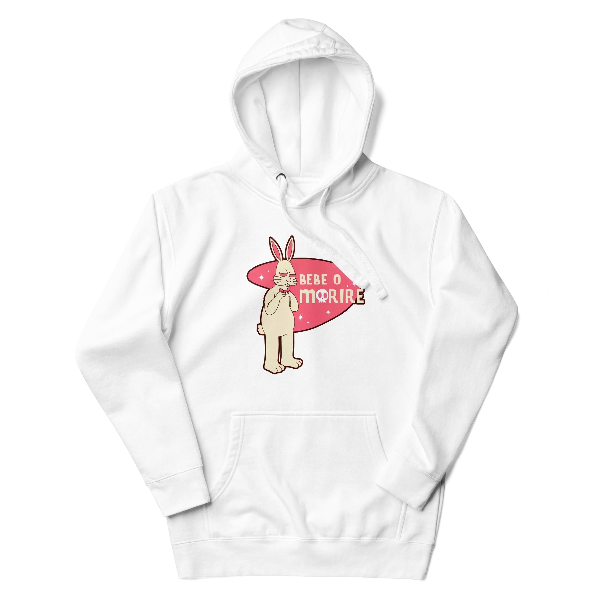 Hoodie Bebe o Moriré, Disponible en la mejor tienda online para comprar tu merch favorita, la mejor Calidad, compra Ahora en Superstar!
