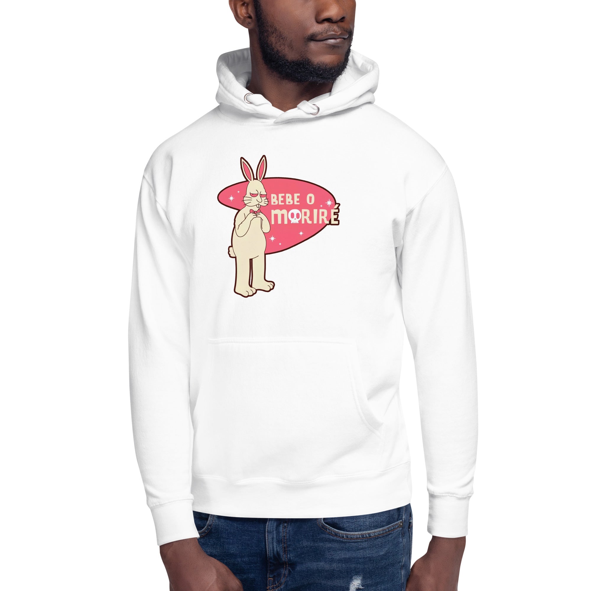 Hoodie Bebe o Moriré, Disponible en la mejor tienda online para comprar tu merch favorita, la mejor Calidad, compra Ahora en Superstar!