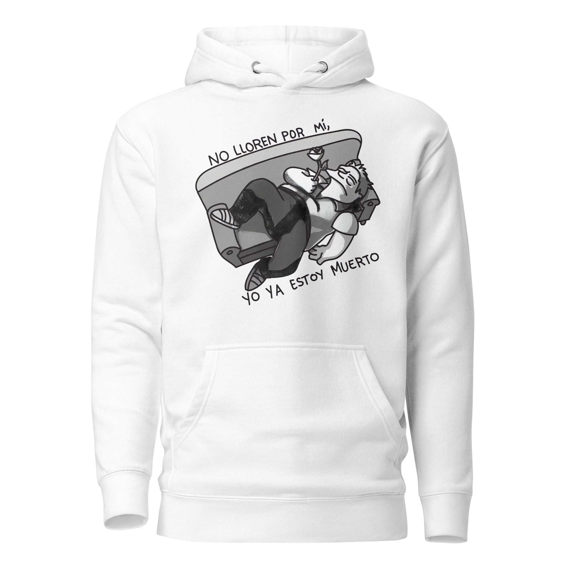 Hoodie No lloren por mí, Disponible en la mejor tienda online para comprar tu merch favorita, la mejor Calidad, compra Ahora en Superstar!