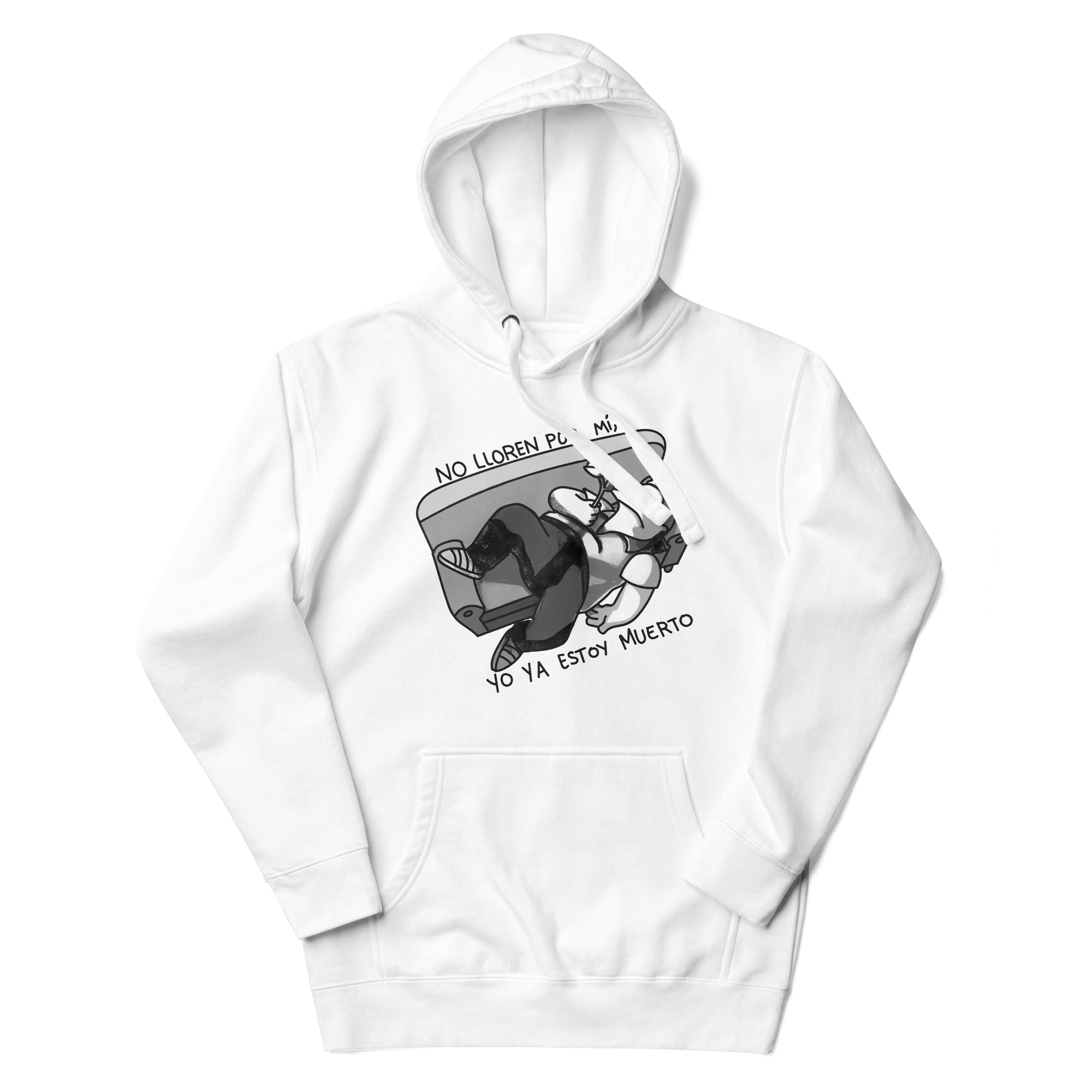 Hoodie No lloren por mí, Disponible en la mejor tienda online para comprar tu merch favorita, la mejor Calidad, compra Ahora en Superstar!