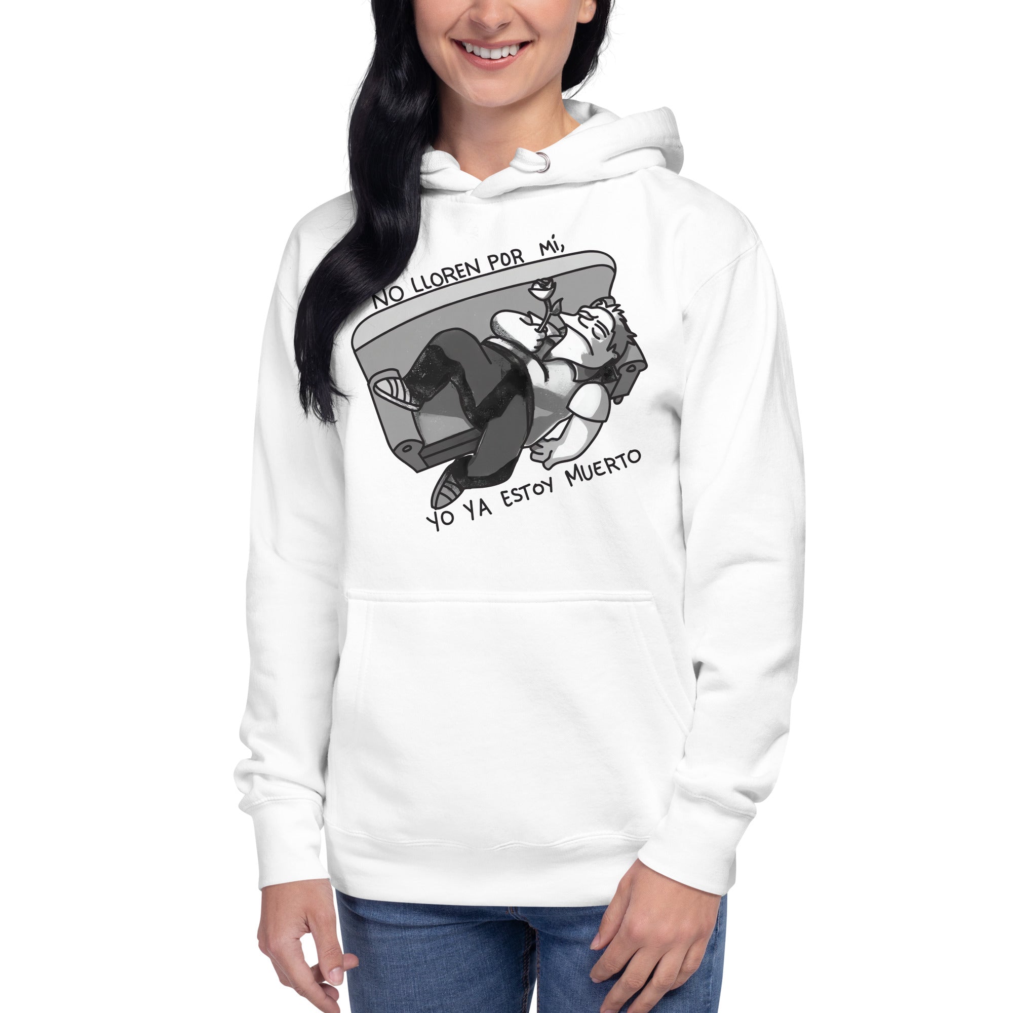 Hoodie No lloren por mí, Disponible en la mejor tienda online para comprar tu merch favorita, la mejor Calidad, compra Ahora en Superstar!