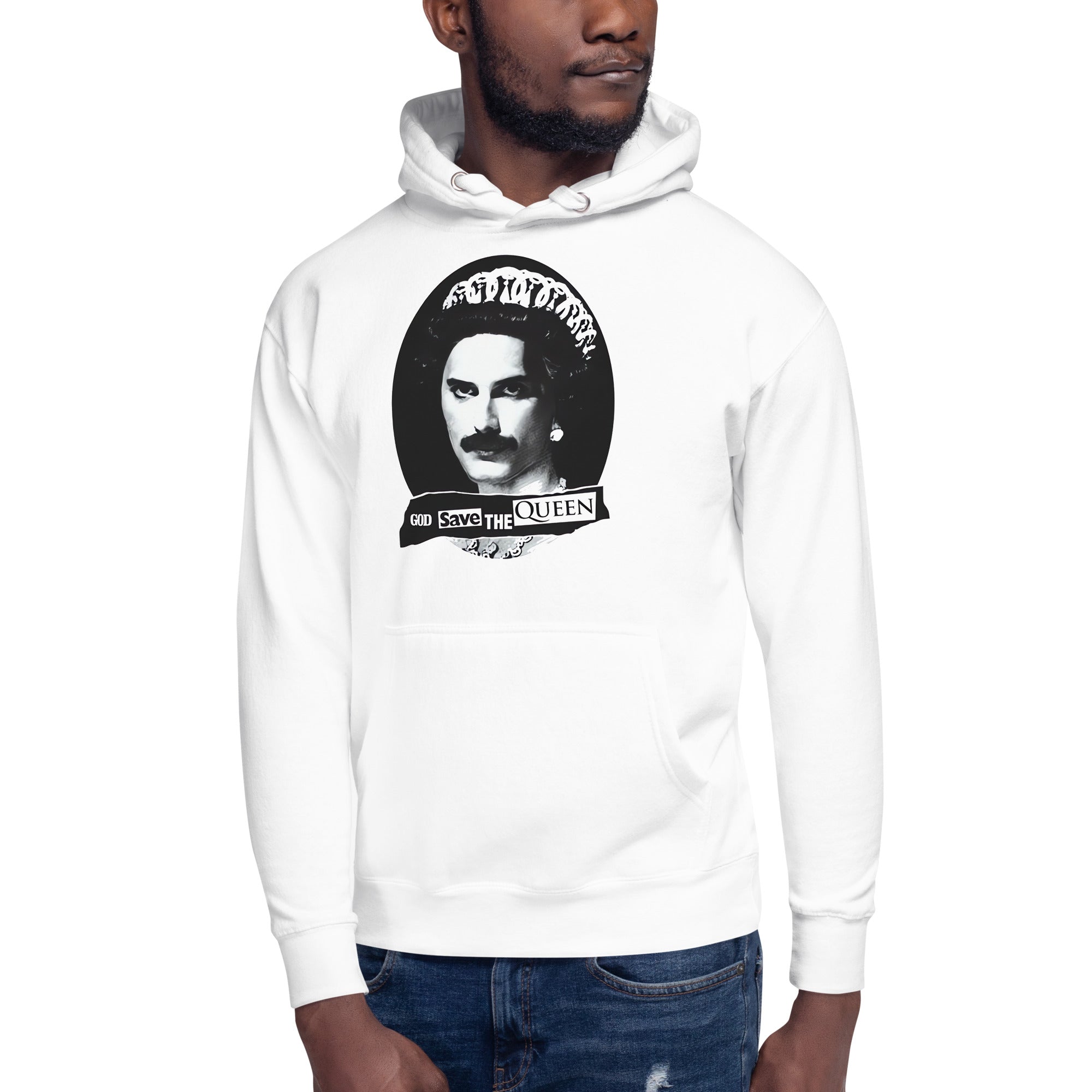 Hoodie God Save the Queen, Disponible en la mejor tienda online para comprar tu merch favorita, la mejor Calidad, compra Ahora en Superstar!