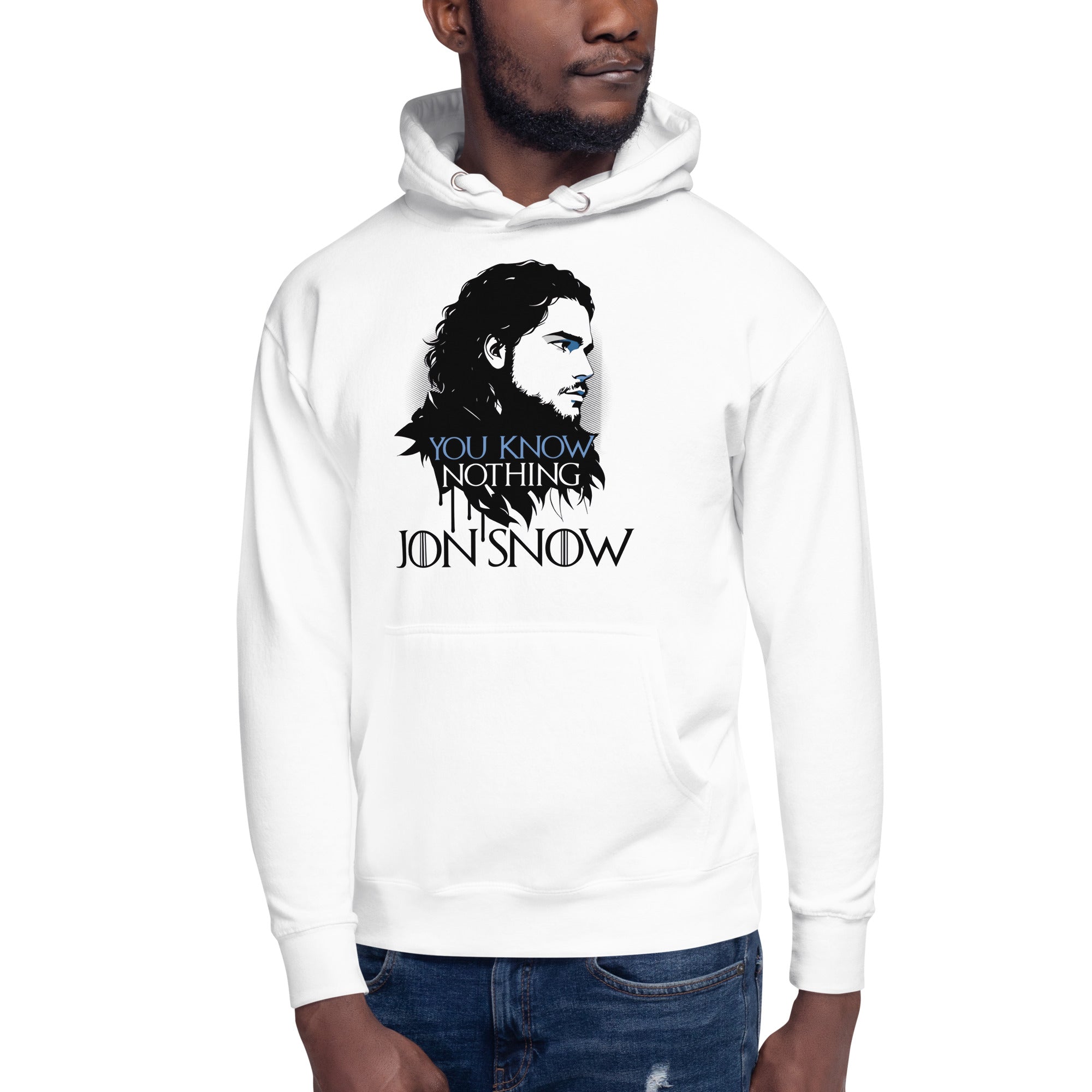 Hoodie You Know Nothing Disponible en la mejor tienda online para comprar tu merch favorita, la mejor Calidad, compra Ahora en Superstar!