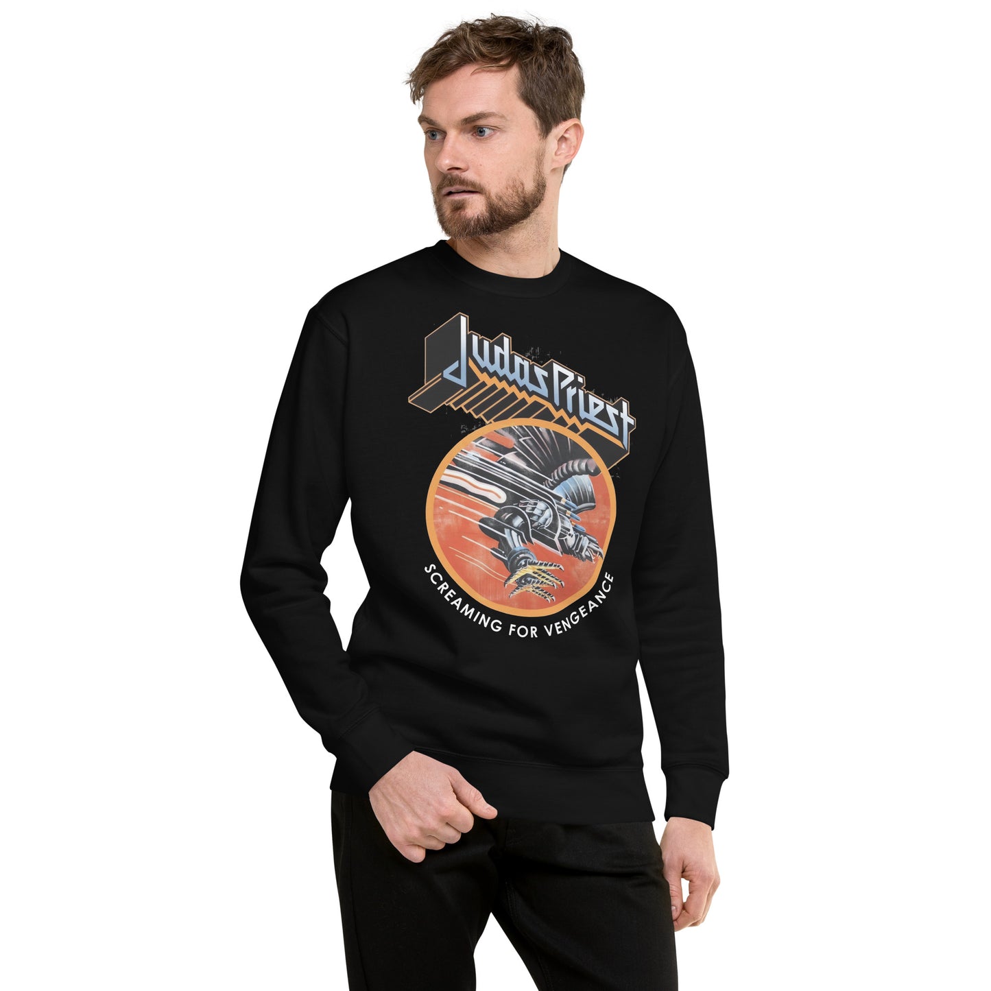 Sudadero Judas Priest Vengeance Disponible en Superstar, la mejor tienda online para comprar tu merch favorita, la mejor Calidad, compra en Superstar!