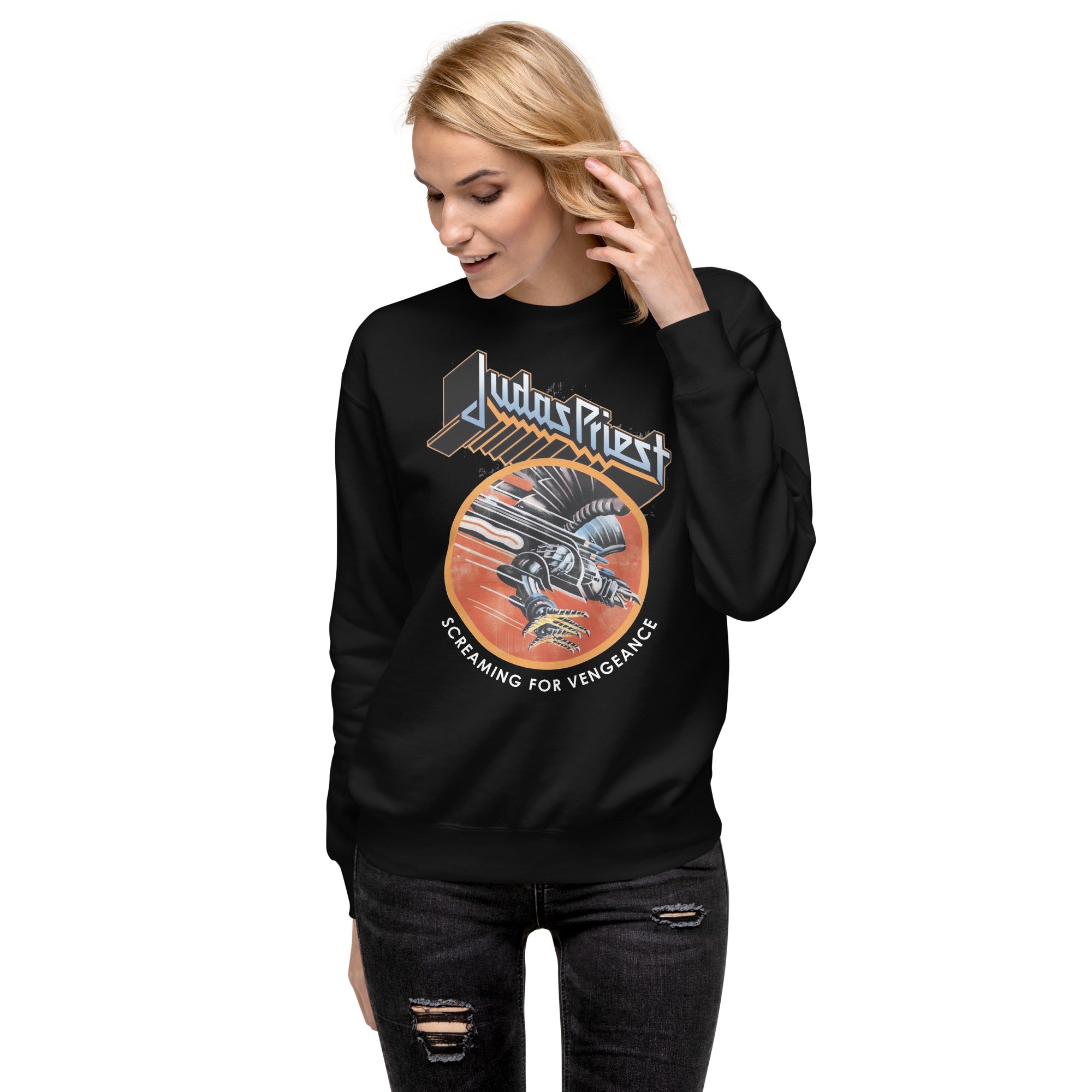 Sudadero Judas Priest Vengeance Disponible en Superstar, la mejor tienda online para comprar tu merch favorita, la mejor Calidad, compra en Superstar!