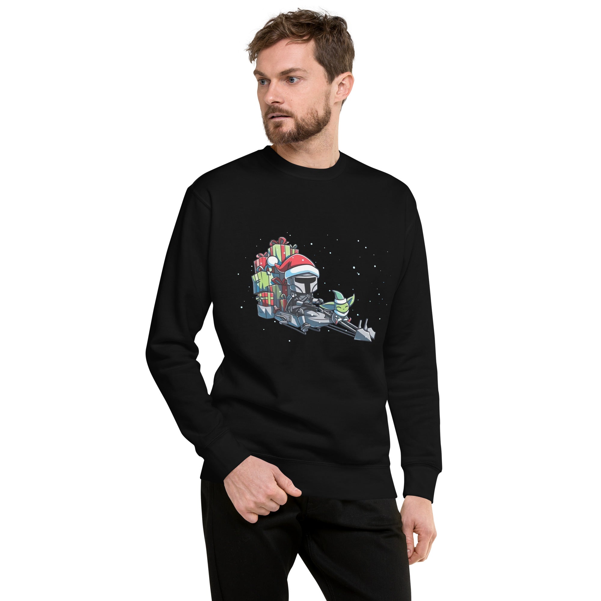 Sudadero Mandalorian Reindeer Disponible en Superstar, la mejor tienda online para comprar tu merch favorita, la mejor Calidad, compra en Superstar!