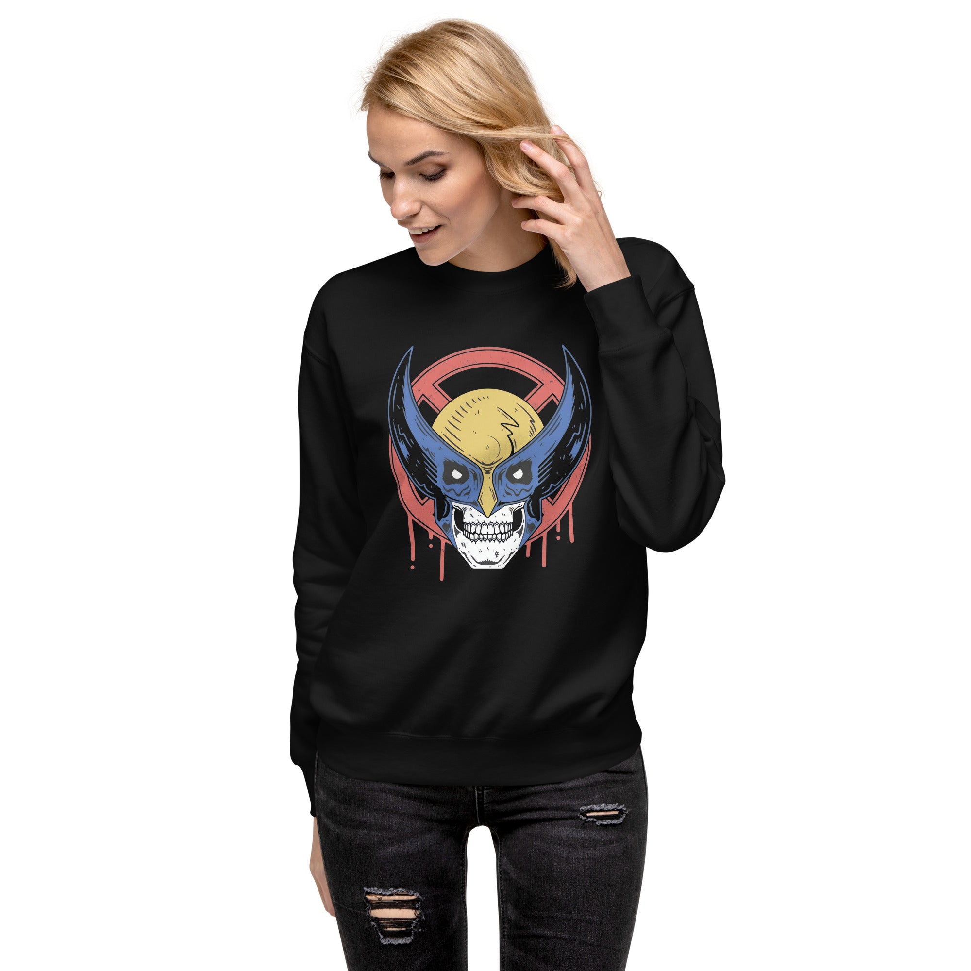 Sudadero Wolverine Skull Disponible en Superstar, la mejor tienda online para comprar tu merch favorita, la mejor Calidad, compra Ahora en Superstar!