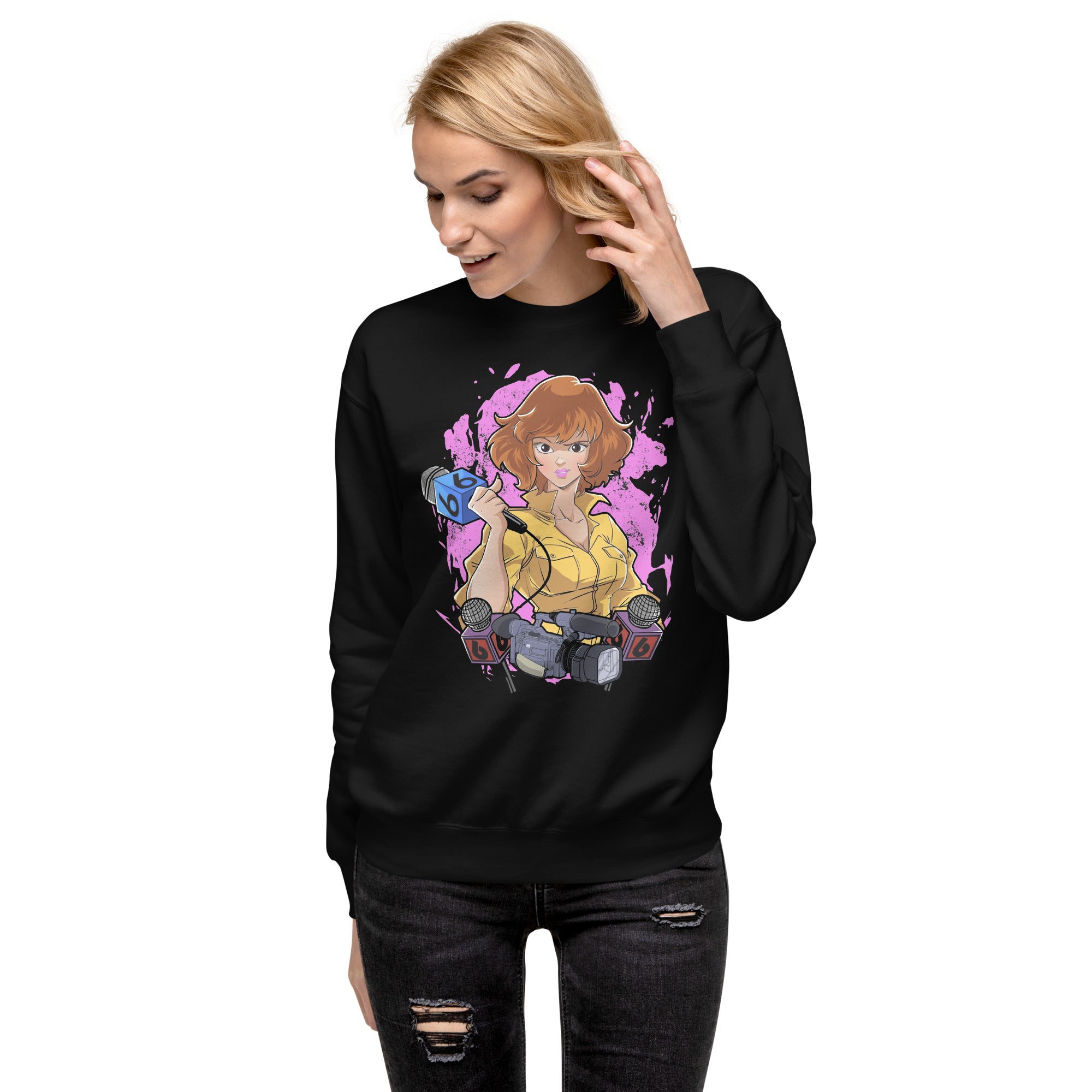 Sudadero de April O'Neil Disponible en Superstar, la mejor tienda online para comprar tu merch favorita, la mejor Calidad, compra Ahora en Superstar!