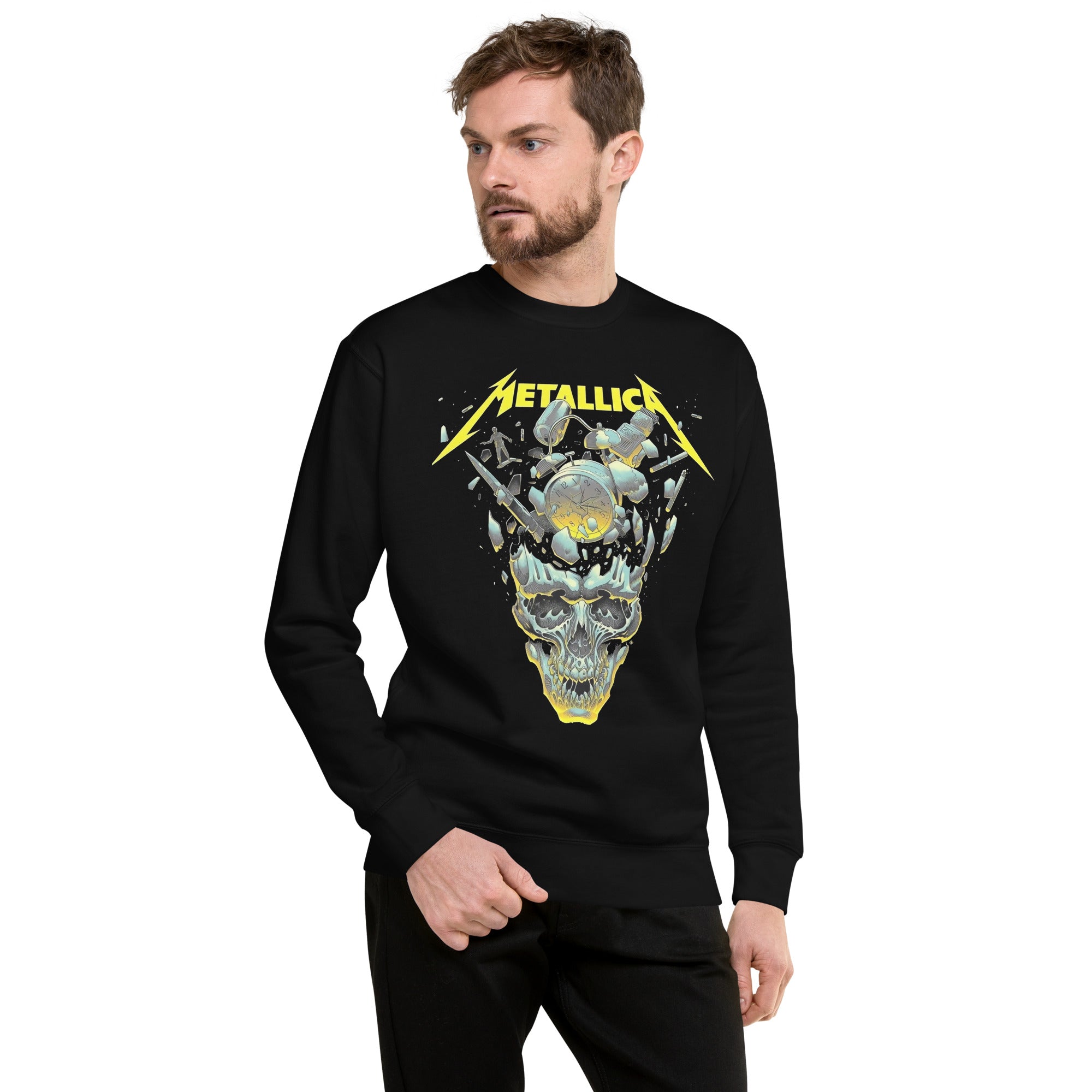 Sudadero Metallica Skull Disponible en Superstar, la mejor tienda online para comprar tu merch favorita, la mejor Calidad, compra Ahora en Superstar!