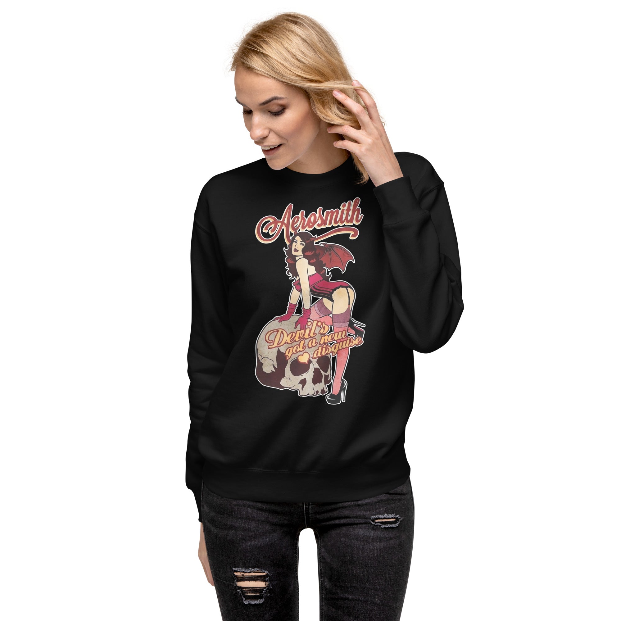 Suéter Aerosmith Devil, Disponible en la mejor tienda online para comprar tu merch favorita, la mejor Calidad, compra Ahora en tu tienda superstar!