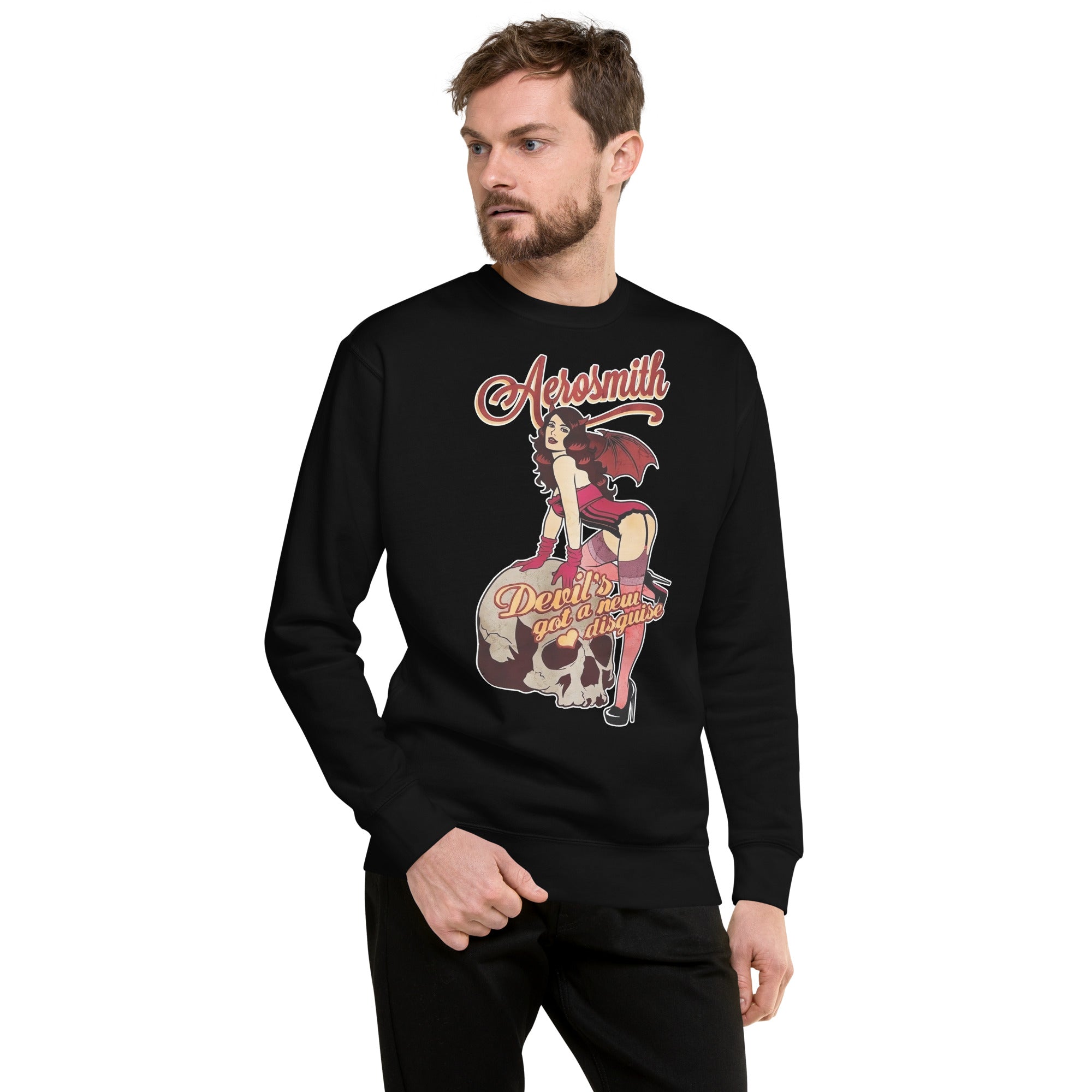 Suéter Aerosmith Devil, Disponible en la mejor tienda online para comprar tu merch favorita, la mejor Calidad, compra Ahora en tu tienda superstar!