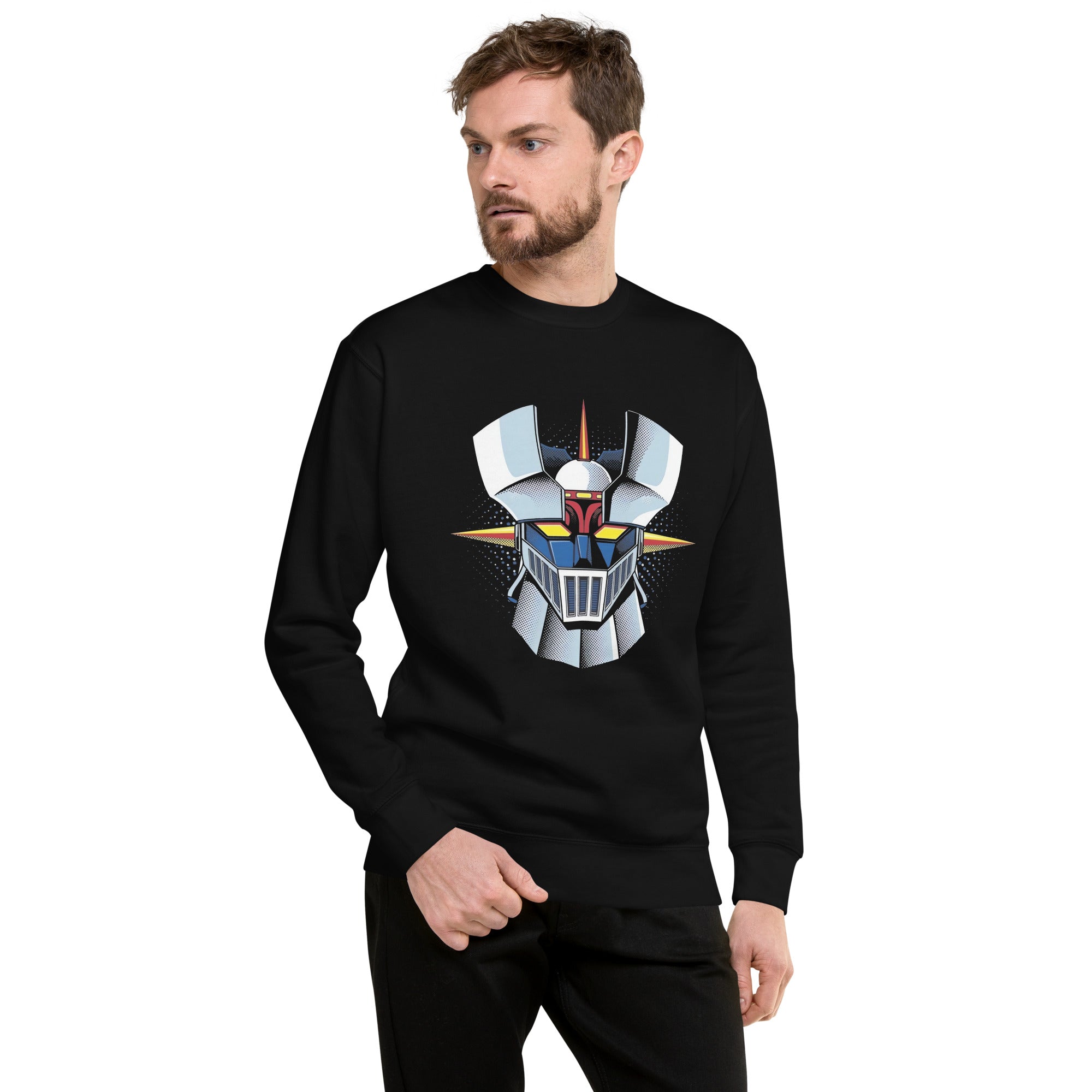 Suéter Mazinger Z, Disponible en la mejor tienda online para comprar tu merch favorita, la mejor Calidad, compra Ahora en Superstar !