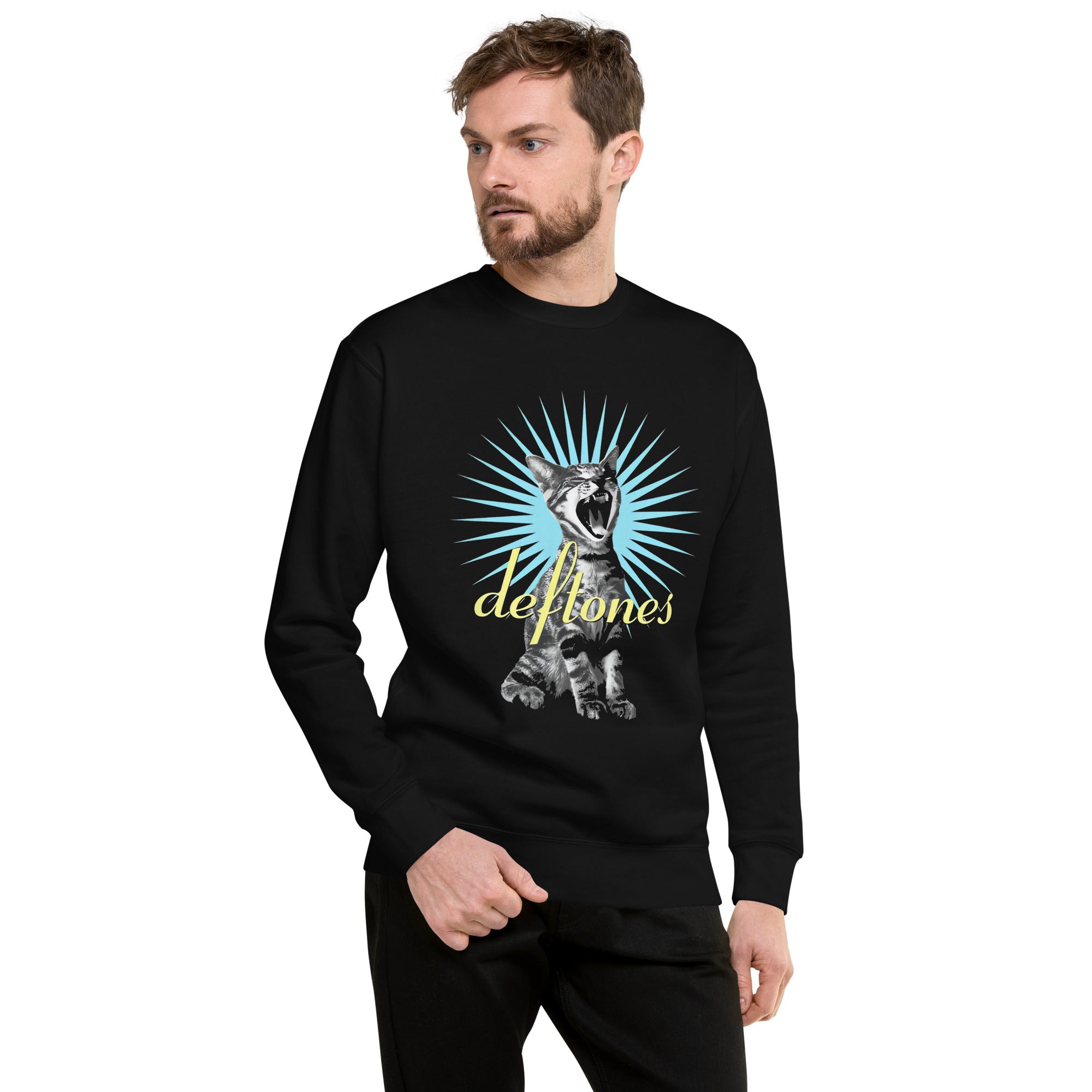 Sudadero Deftones Cat, Disponible en Superstar, la mejor tienda online para comprar tu merch favorita, la mejor Calidad, compra Ahora en Superstar!