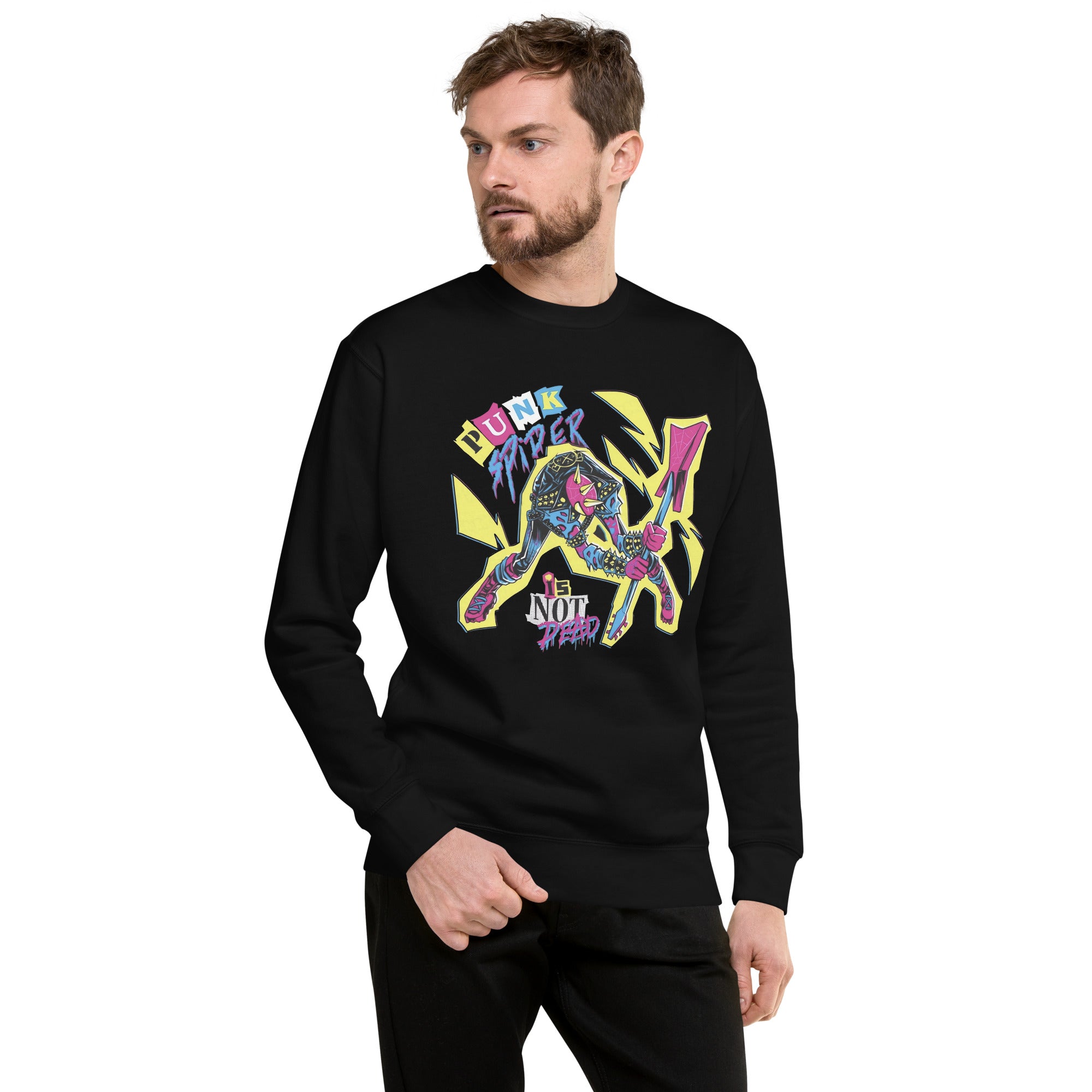 Sudadero Punk Spider, Disponible en Superstar, la mejor tienda online para comprar tu merch favorita, la mejor Calidad, compra Ahora en Superstar!