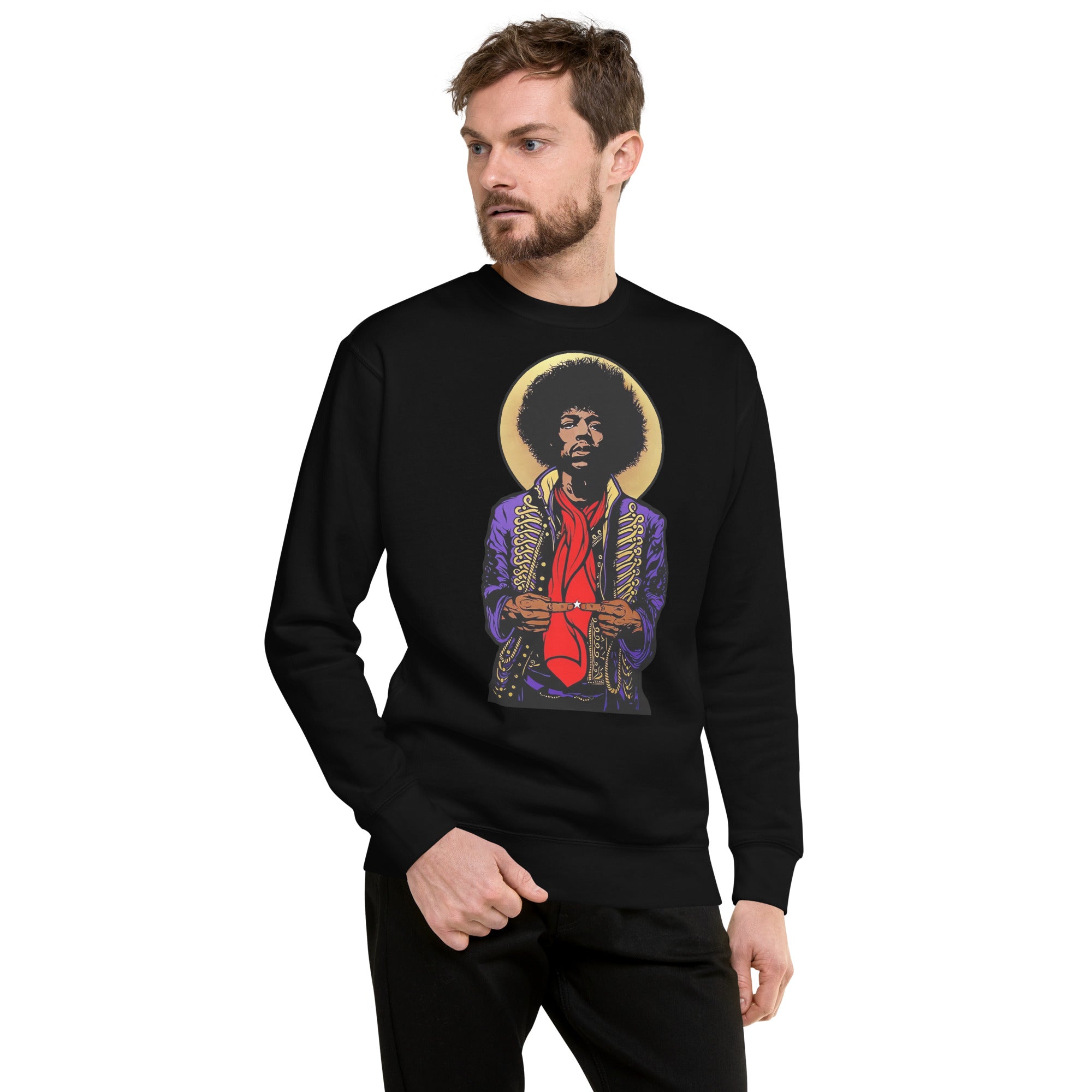 Suéter Jimi Hendrix purple haze, Disponible en la mejor tienda online para comprar tu merch favorita, la mejor Calidad, compra Ahora!