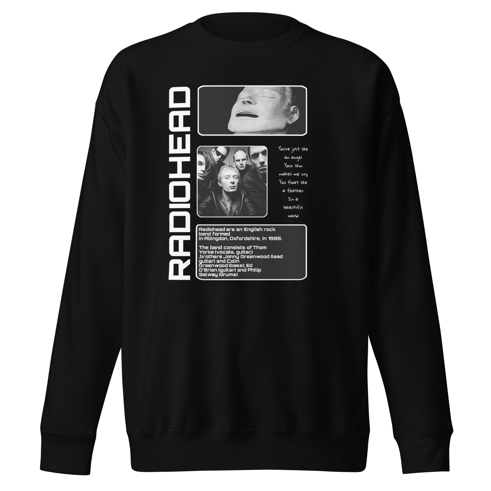 Sudadero RadioHead History Disponible en Superstar, la mejor tienda online para comprar tu merch favorita, la mejor Calidad, compra Ahora en Superstar