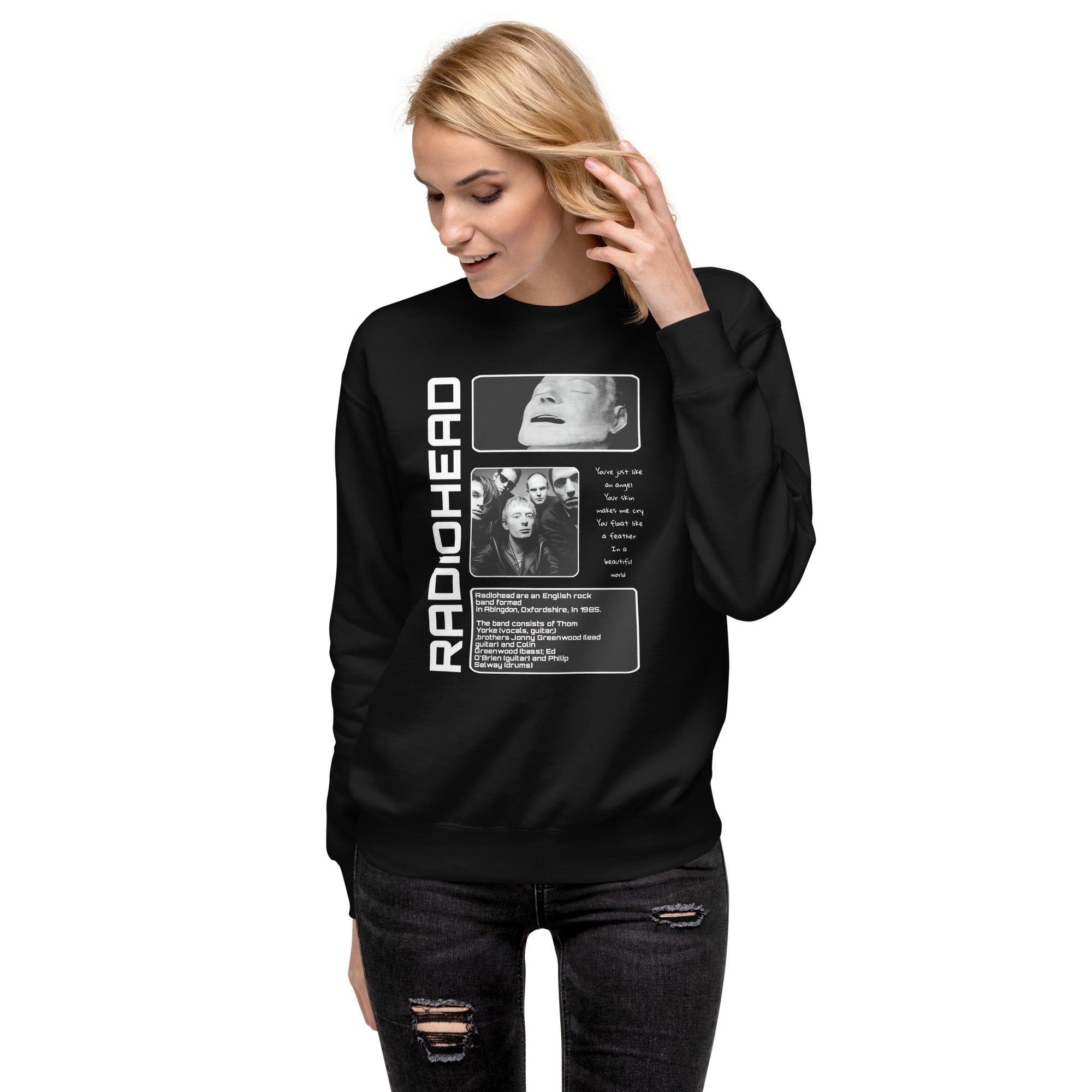 Sudadero RadioHead History Disponible en Superstar, la mejor tienda online para comprar tu merch favorita, la mejor Calidad, compra Ahora en Superstar