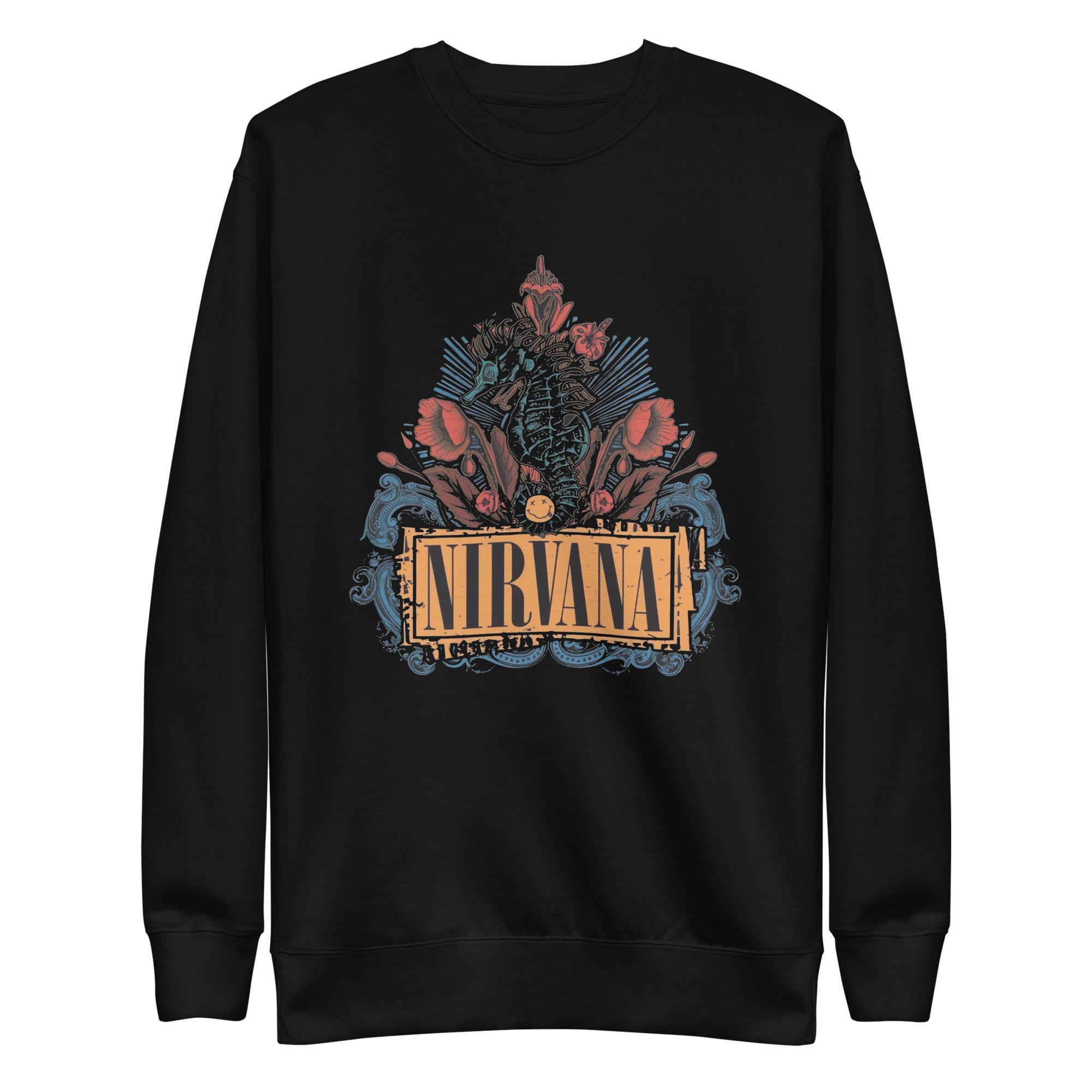 Sudadero Nirvana Roses, Disponible en Superstar, la mejor tienda online para comprar tu merch favorita, la mejor Calidad, compra Ahora en Superstar!
