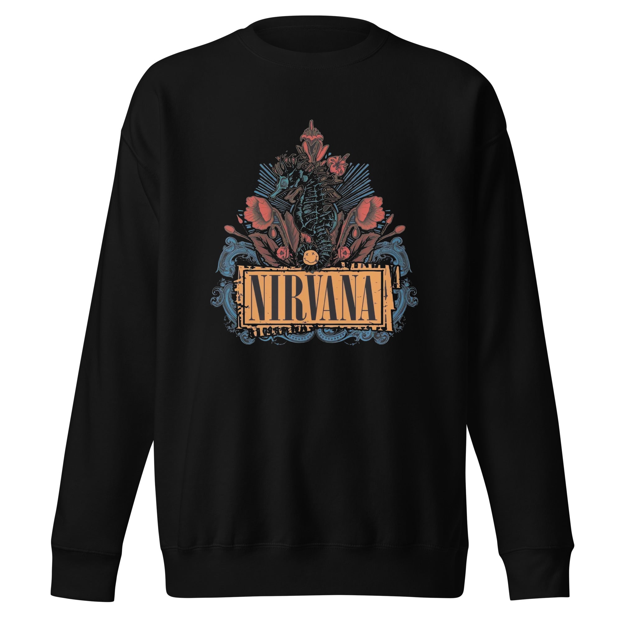 Sudadero Nirvana Roses, Disponible en Superstar, la mejor tienda online para comprar tu merch favorita, la mejor Calidad, compra Ahora en Superstar!
