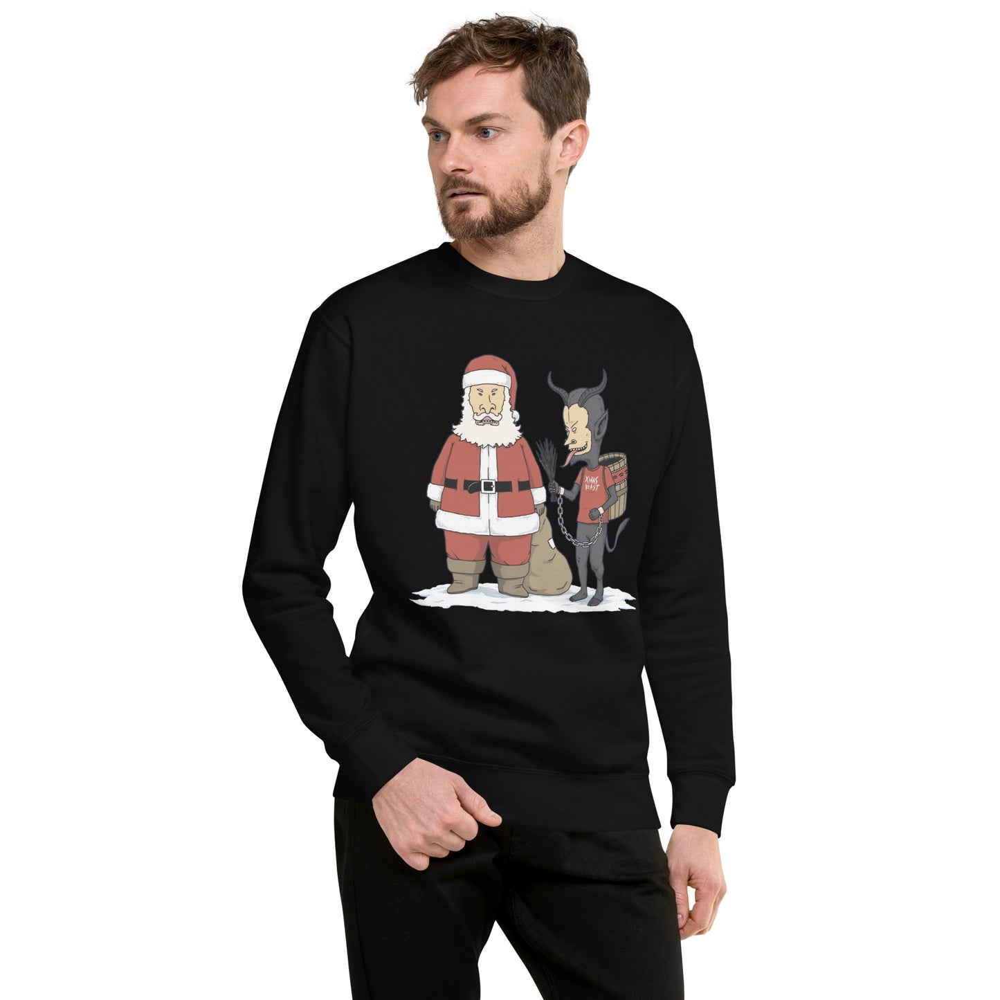 Suéter Santa y Krampus (?), Disponible en la mejor tienda online para comprar tu merch favorita, la mejor Calidad, compra Ahora en Superstar!