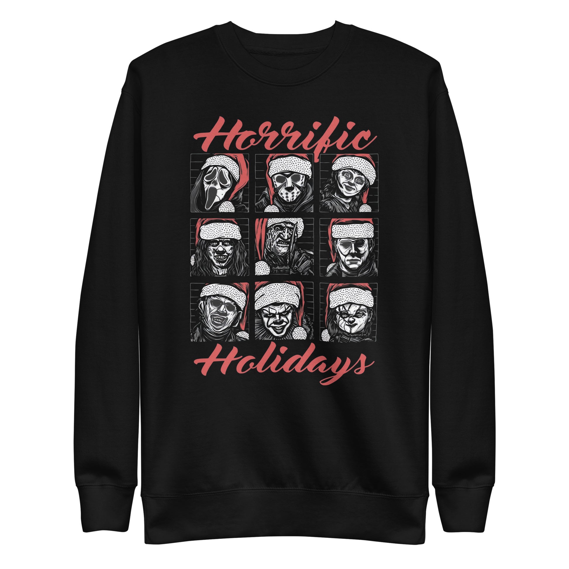 Suéter Horrific Holidays, Disponible en la mejor tienda online para comprar tu merch favorita, la mejor Calidad, compra Ahora!