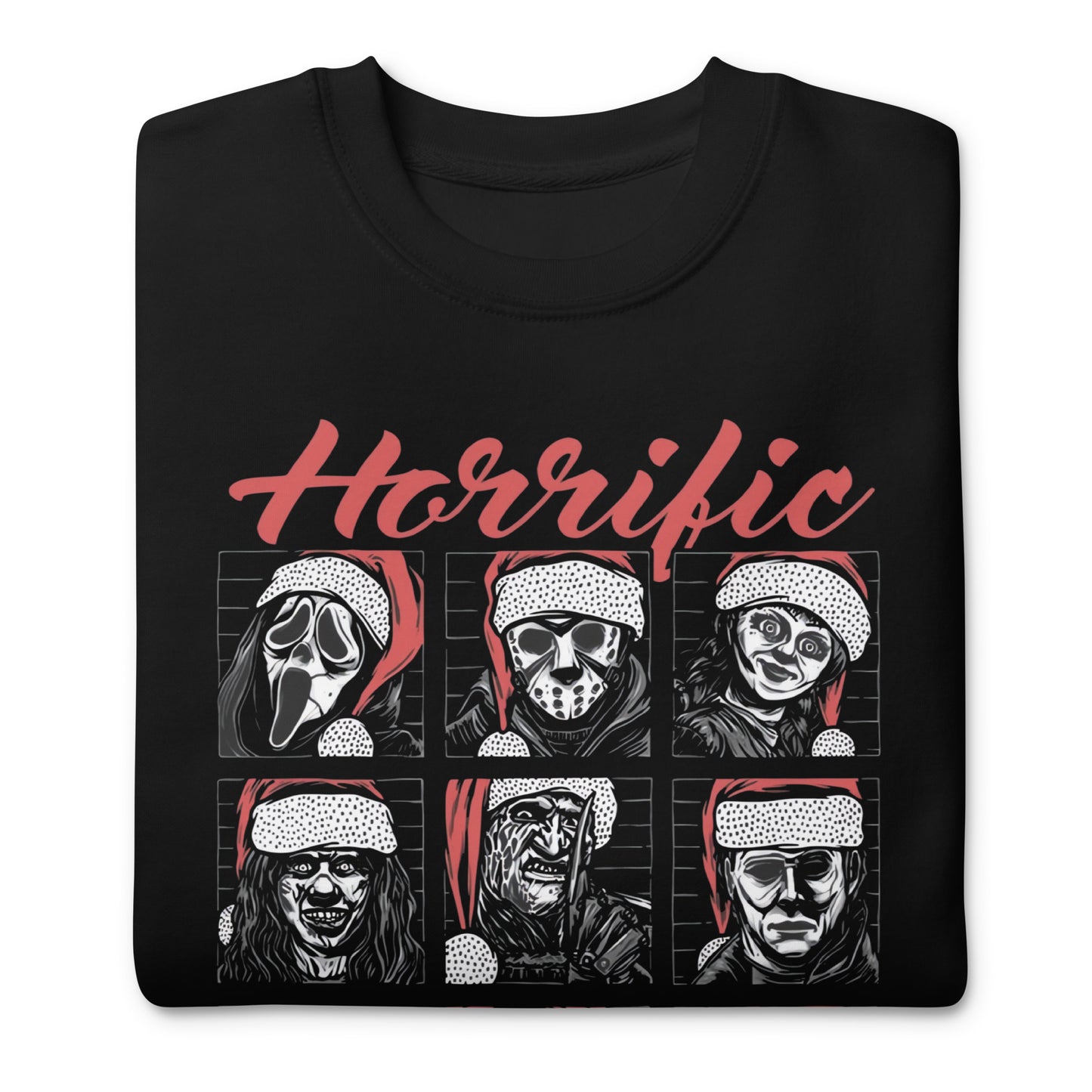 Suéter Horrific Holidays, Disponible en la mejor tienda online para comprar tu merch favorita, la mejor Calidad, compra Ahora!