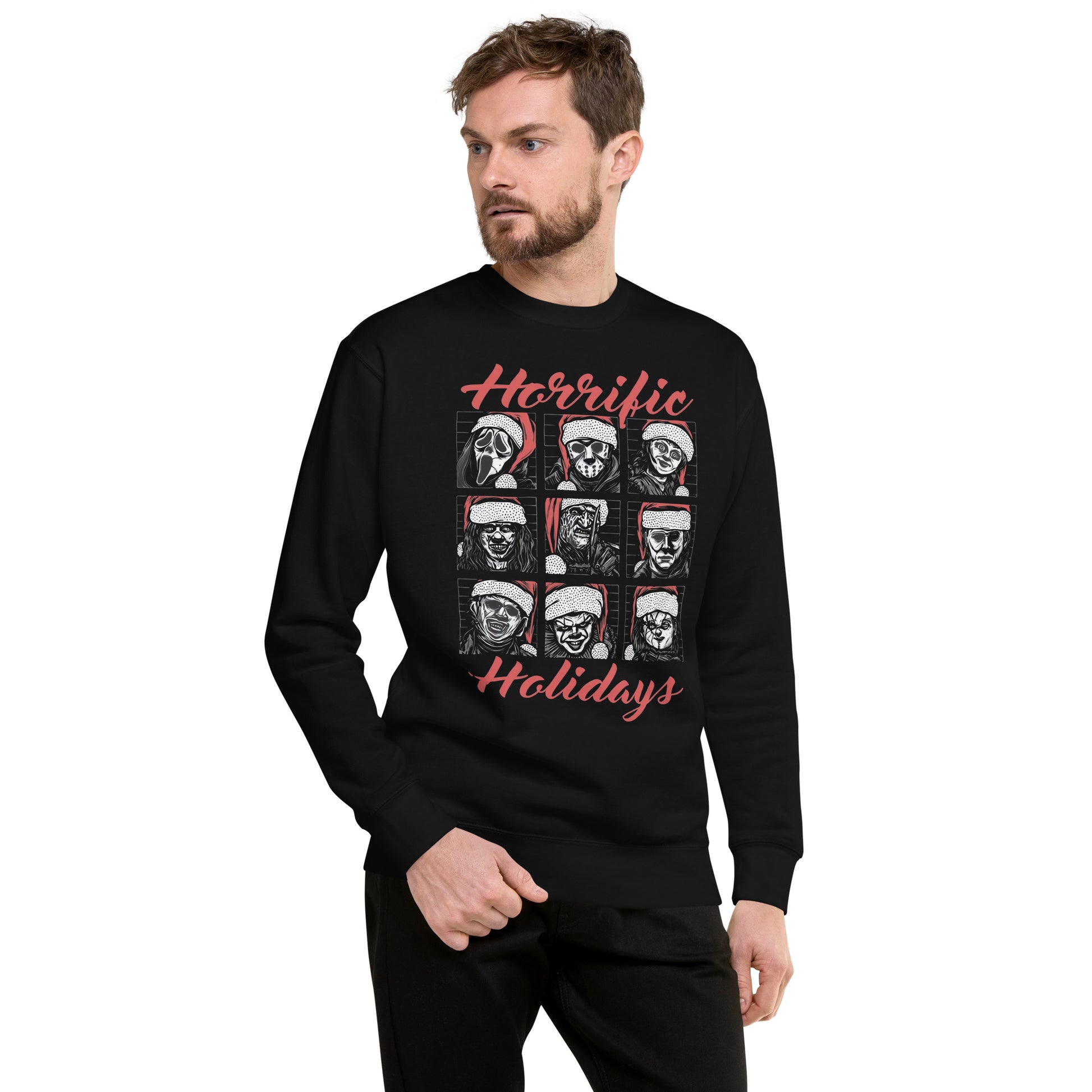 Suéter Horrific Holidays, Disponible en la mejor tienda online para comprar tu merch favorita, la mejor Calidad, compra Ahora!