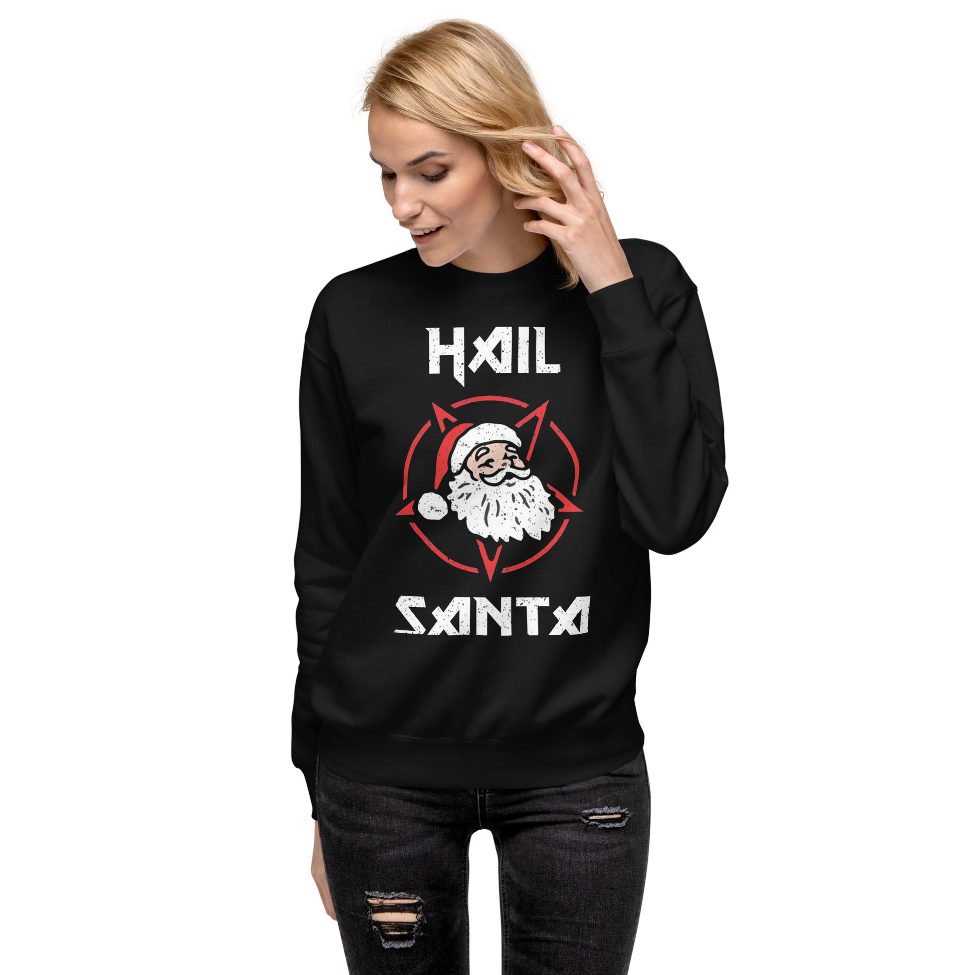 Suéter Hail Santa, Disponible en la mejor tienda online para comprar tu merch favorita, la mejor Calidad, compra Ahora!